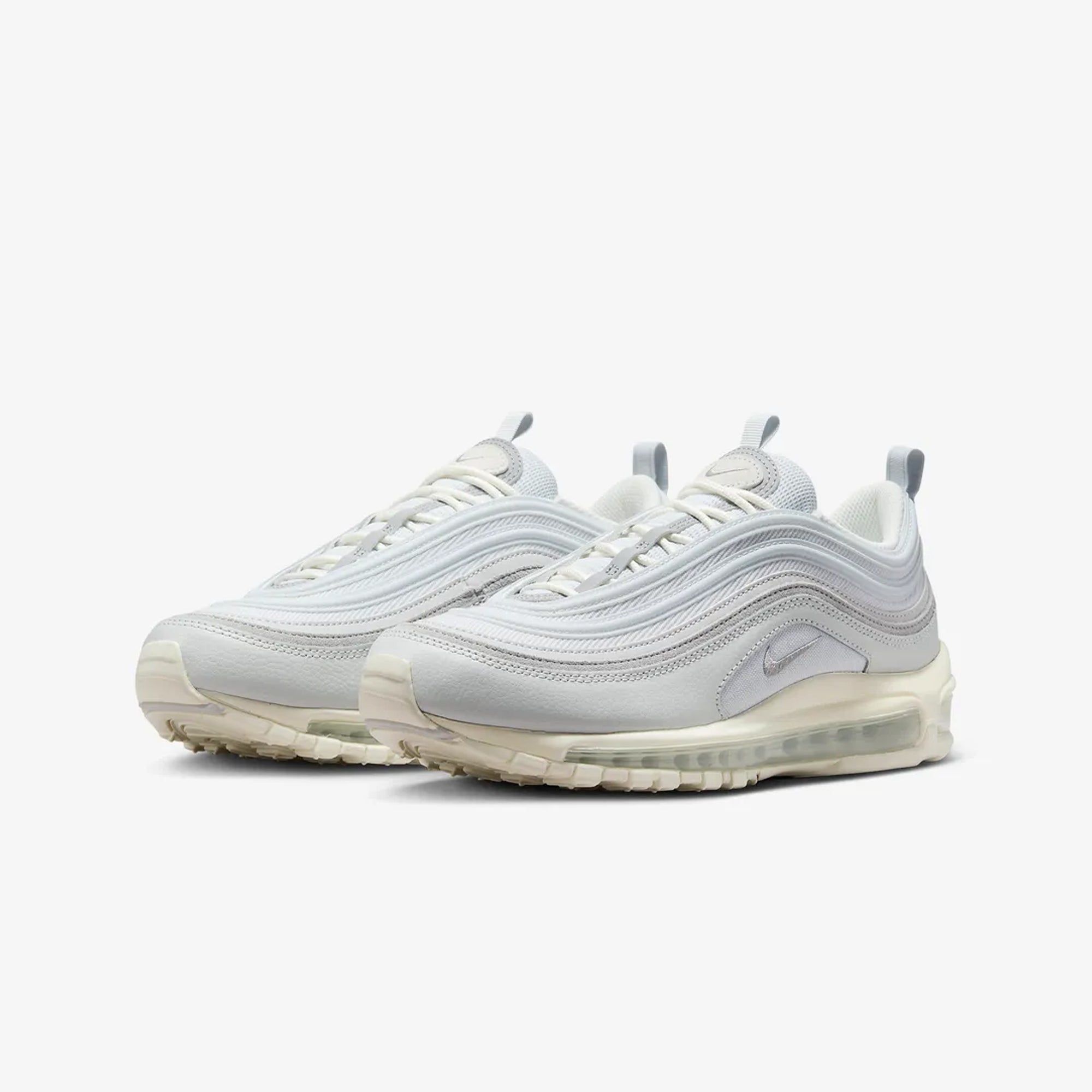 Nike | AIR MAX 97 { PURE PLATINUM/WOLF GREY-WOLF GREY-SAIL