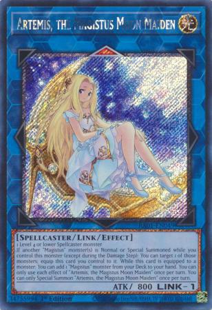 Artemis the magistus – Yu-Gi-Oh! Artemis, the Magistus Moon Maiden - RA01-EN049 - Platinum Secret Rare - 1st Edition