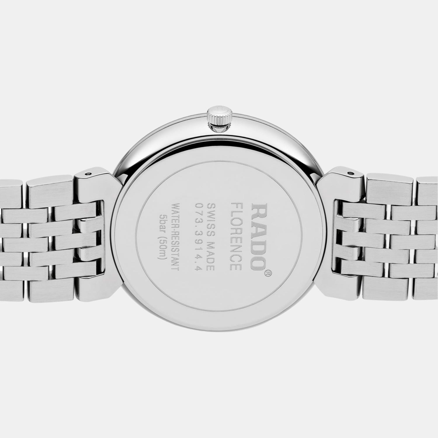 Rado Florence Unisex Quartz Black Dial Analog Stainless Steel Watch R48912713 - view 3