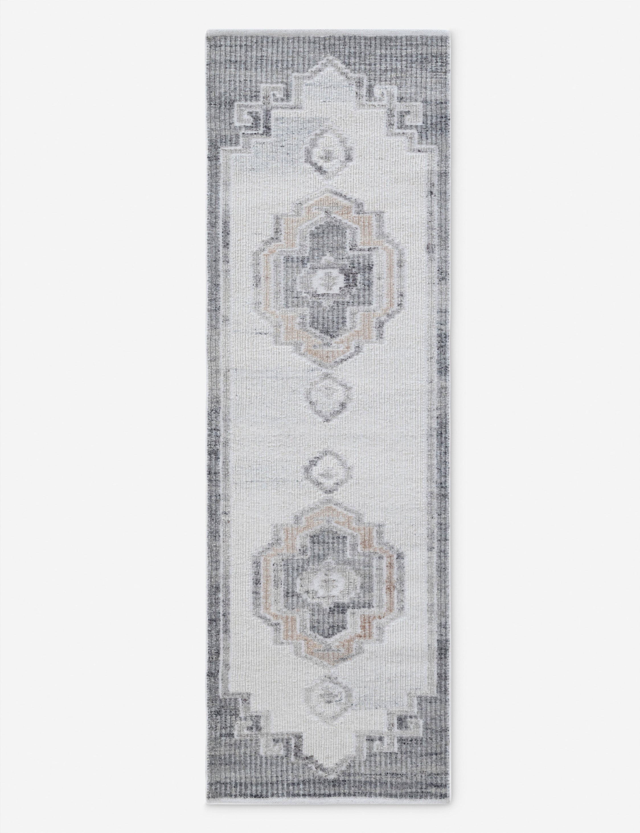 Lulu and Georgia Lenya Handwoven Wool Rug – Gray - view 2