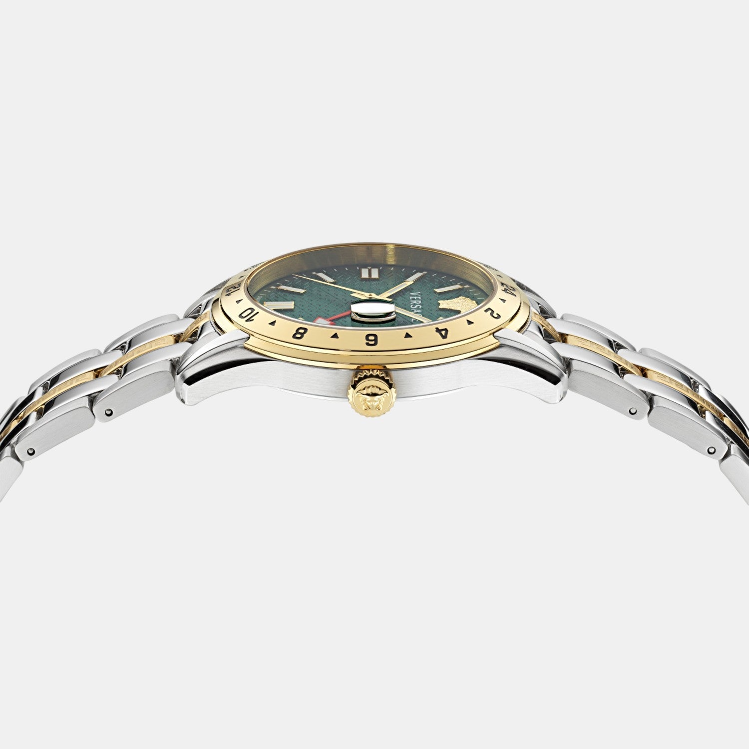 Versace Greca Time Men Quartz Green Dial Analog Stainless Steel Watch VE7C00623 - view 2