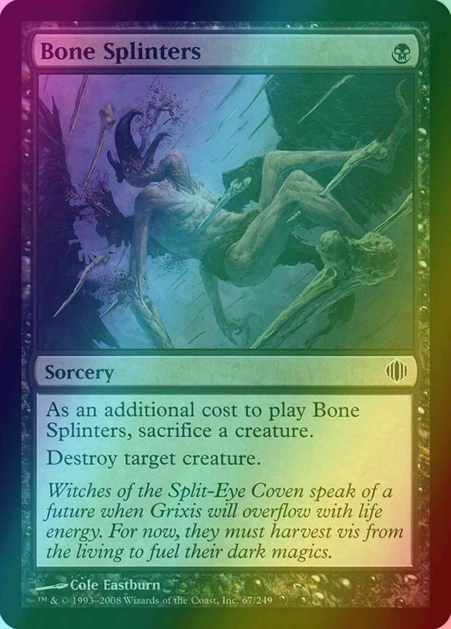 Bone splinters 67 – Magic Bone Splinters [67] [Shards Of Alara] [Foil]