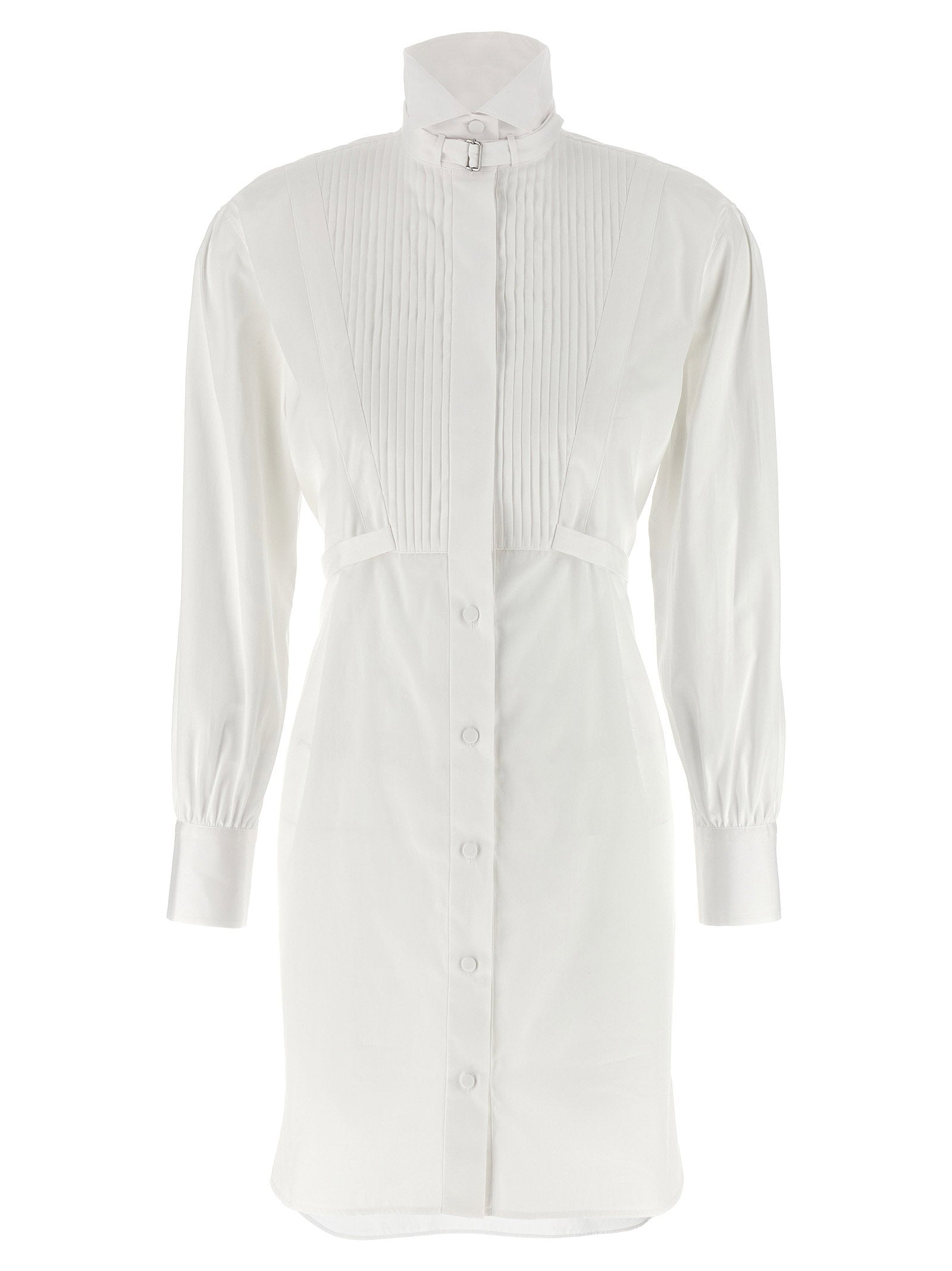 Alexander McQueen Tuxedo Chemisier Dress – 100% cotton