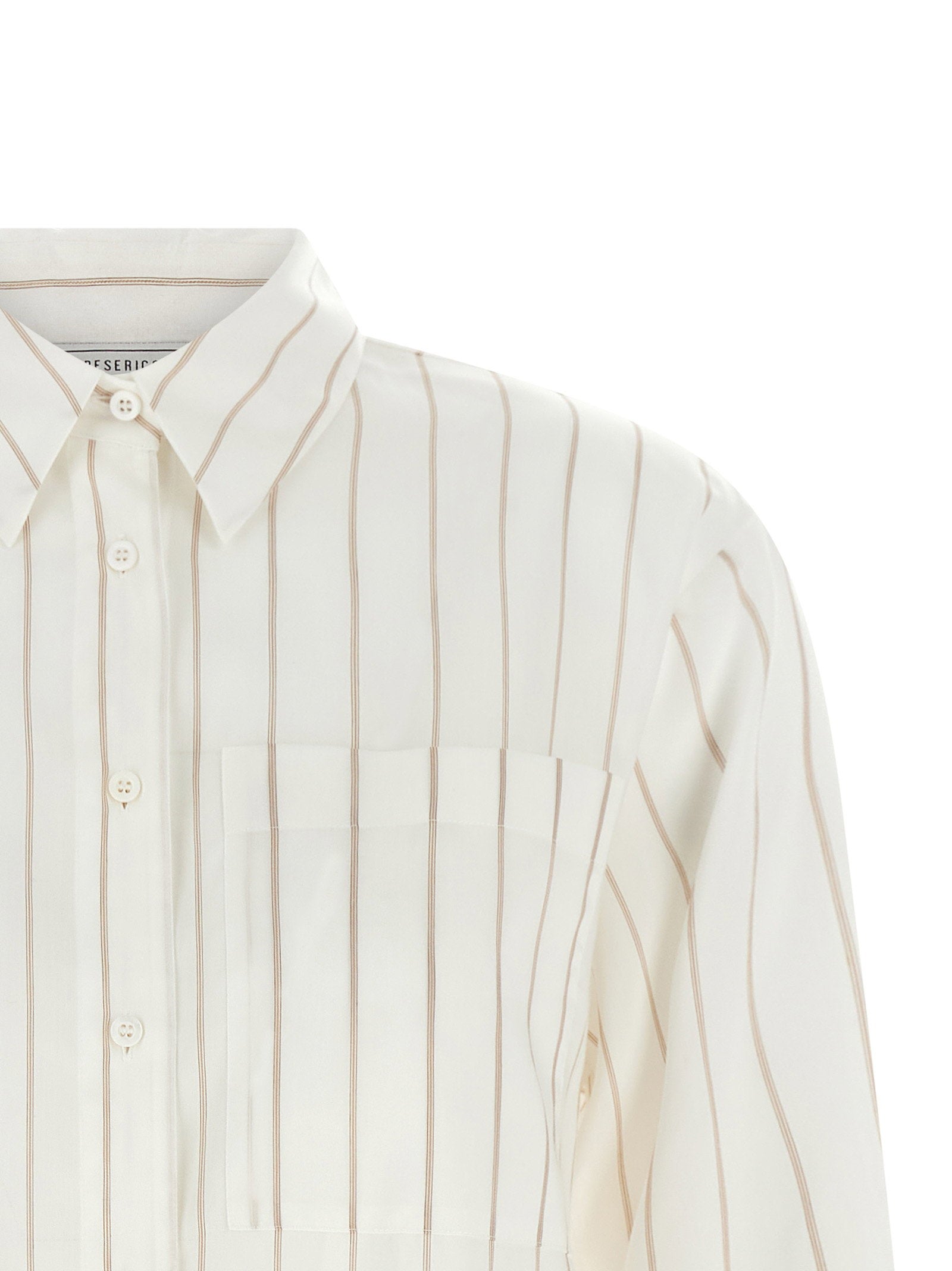 Peserico Striped Shirt – 88% lyocell 12% silk - view 3