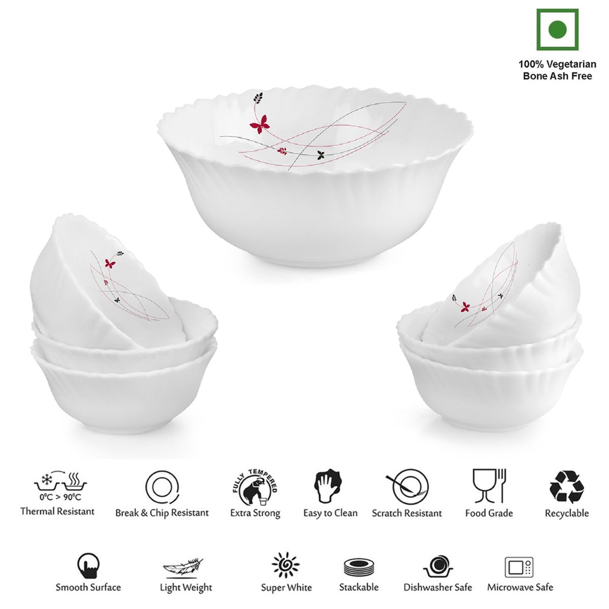 Cello Dazzle Series Pudding Gift Set, 7 Pieces - view 29