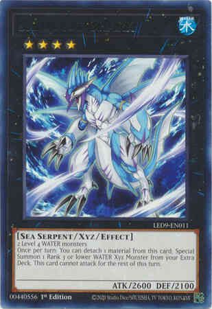 Yu-Gi-Oh! Bahamut Shark - LED9-EN011 - Rare - 1st Edition