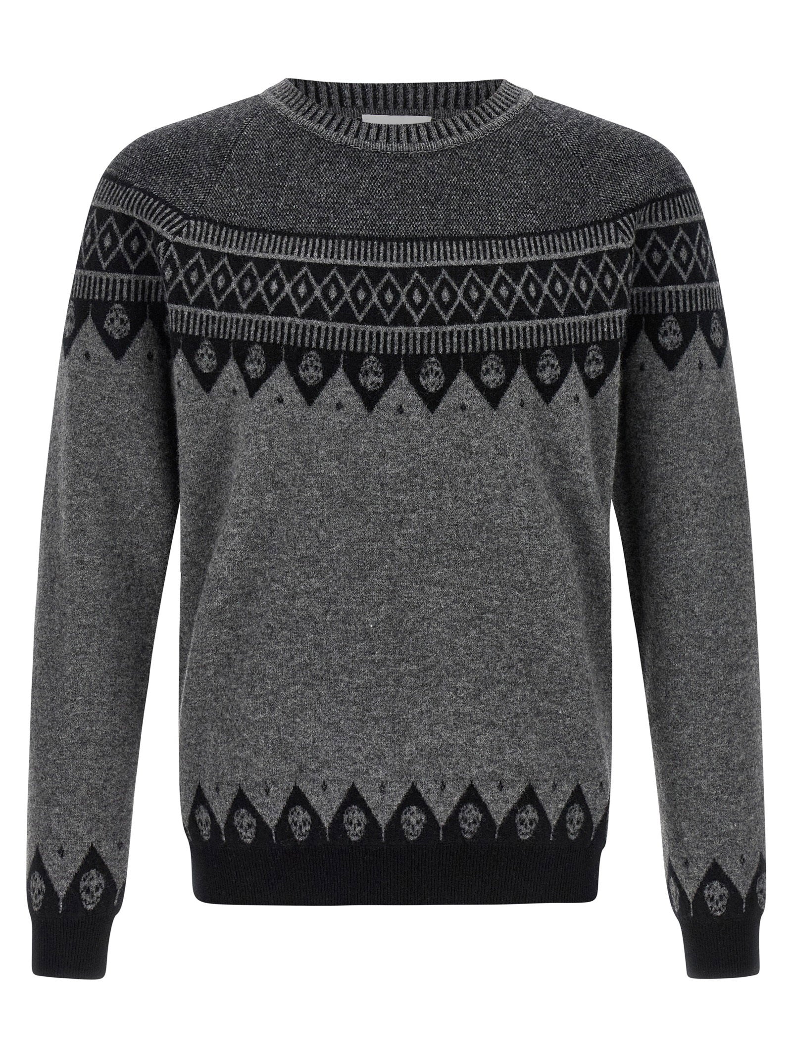 Alexander McQueen Skull Sweater – 100% wool