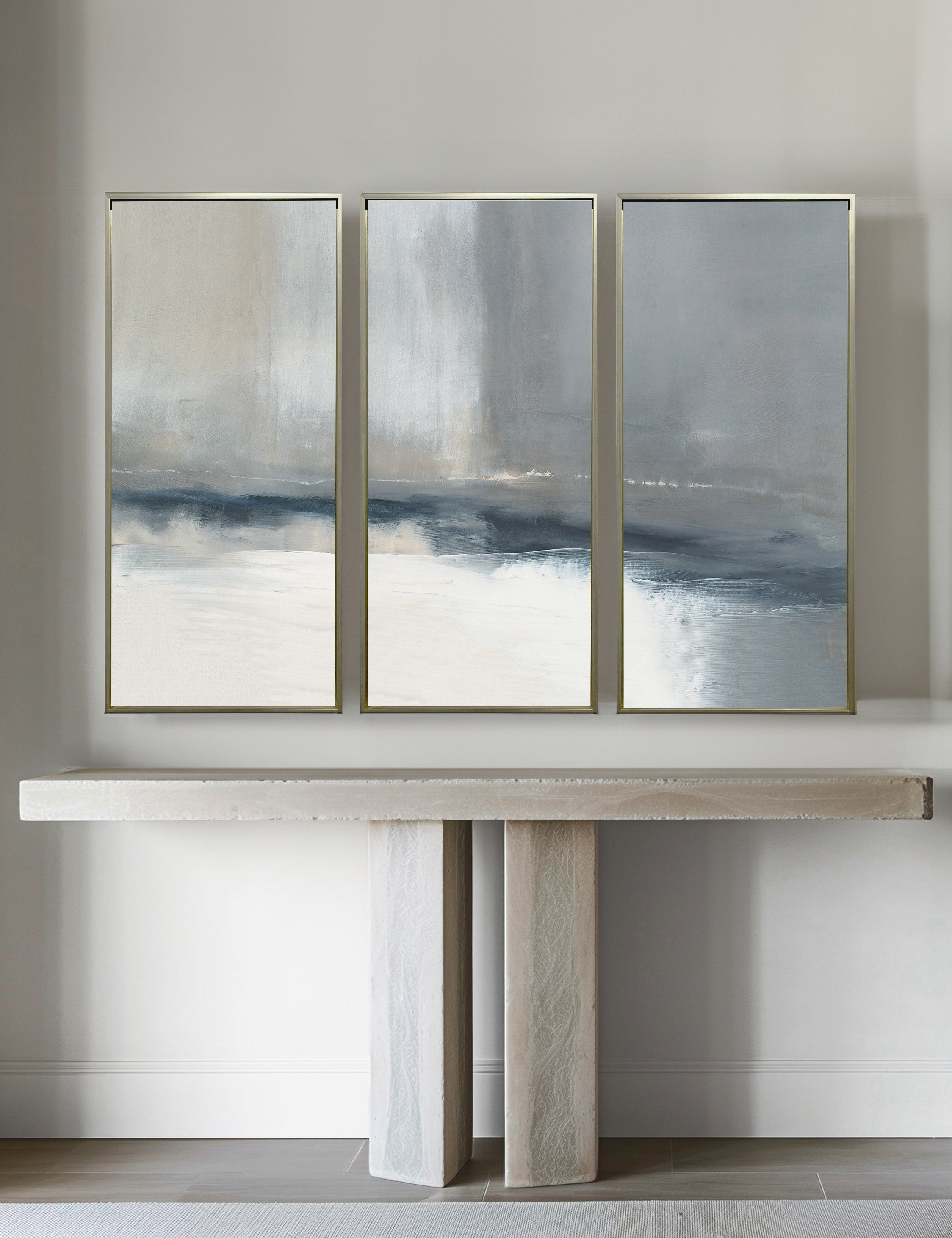 Lulu and Georgia The Strand No. 5 Triptych Wall Art (Set of 3) by Carol Benson-Cobb - view 4