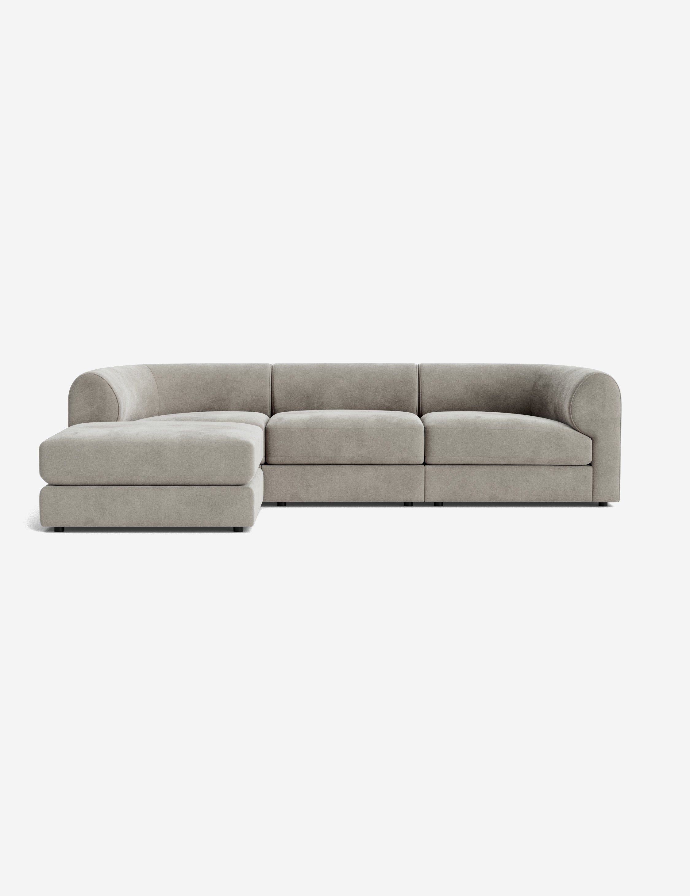 Lulu and Georgia Sergio Modular Sectional Sofa With Ottoman - view 12