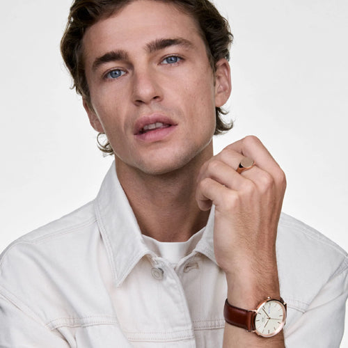 Daniel Wellington Classic Day Display St Mawes Rose Gold Champagne Dial Men 40mm DW00100829 - view 2