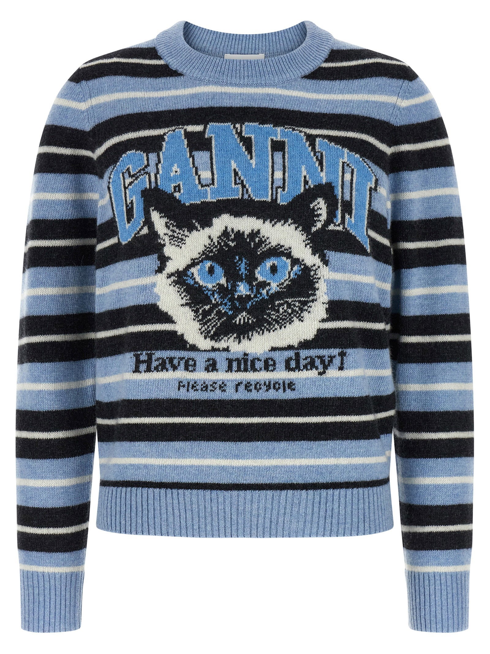 Ganni Graphic Wool Sweater