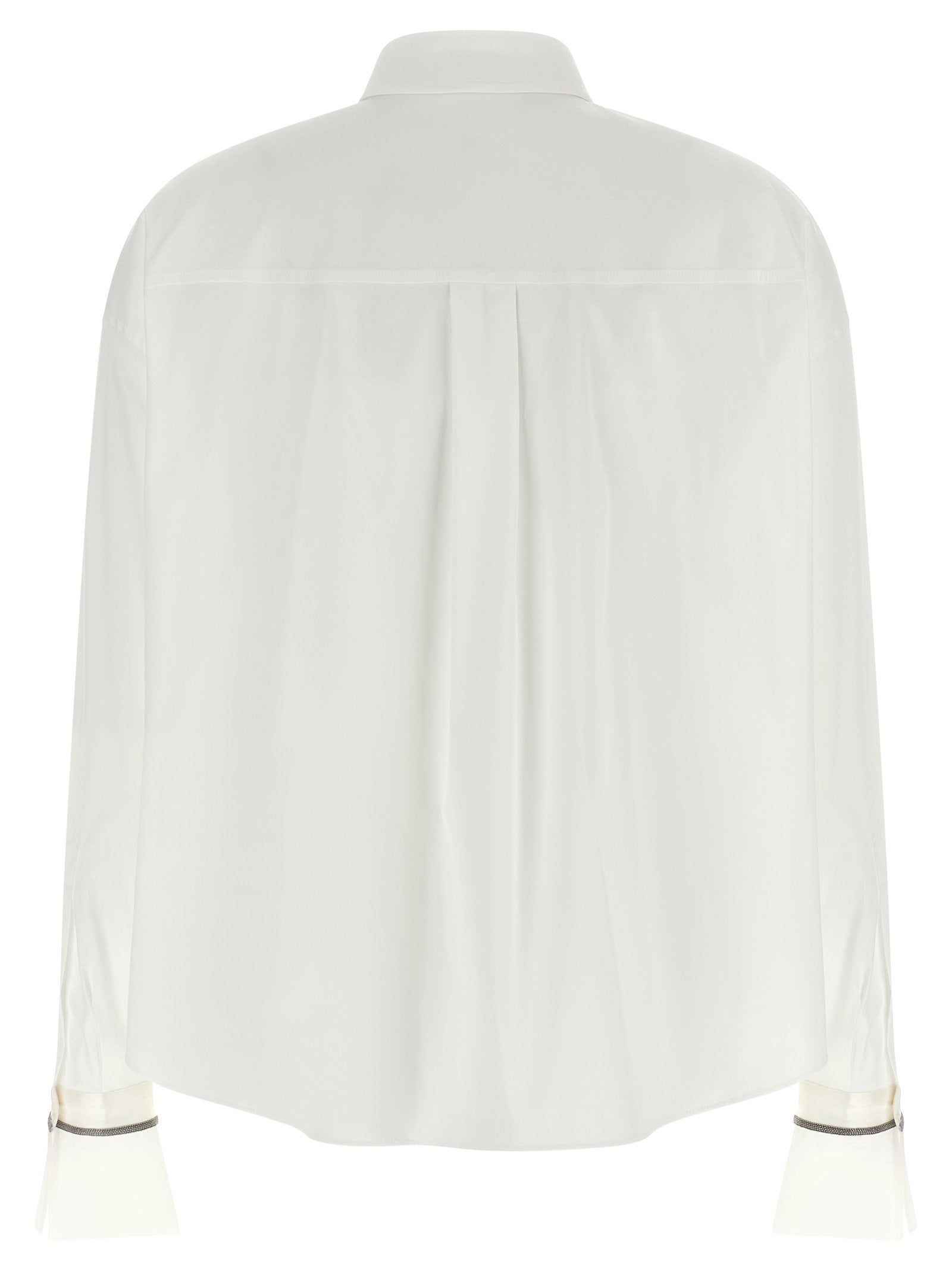 Brunello Cucinelli Shiny Cuffs Shirt - view 2