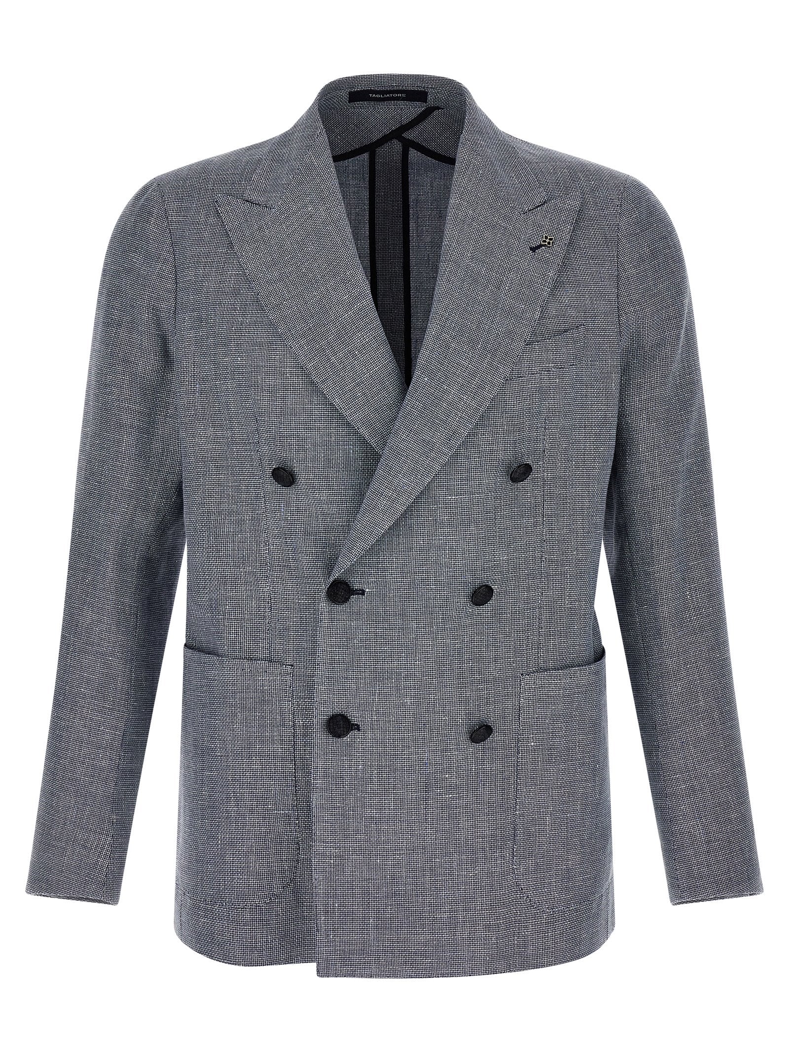 Tagliatore Montecarlo Blazer – 56% linen, 44% cotton