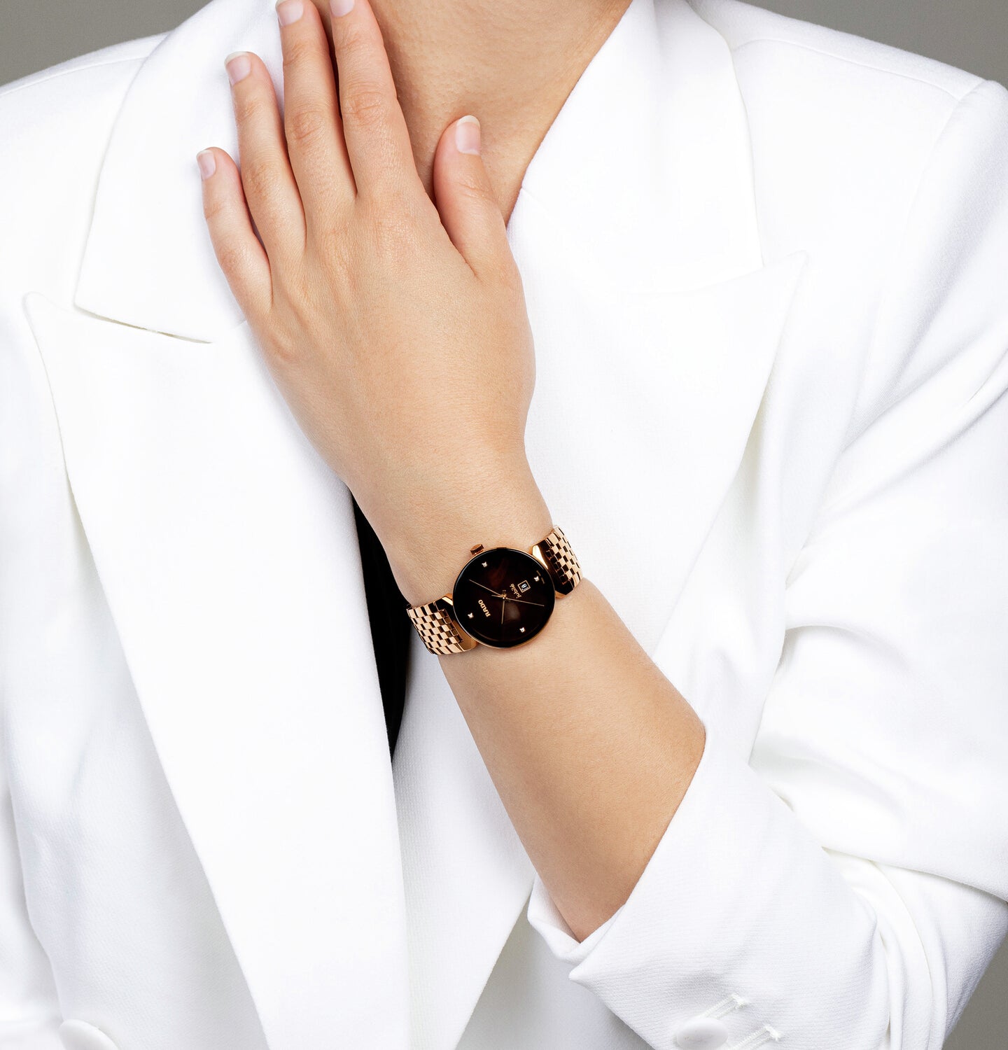 Rado Florence Women Quartz Black Dial Analog Stainless Steel Watch R48917703 - view 4