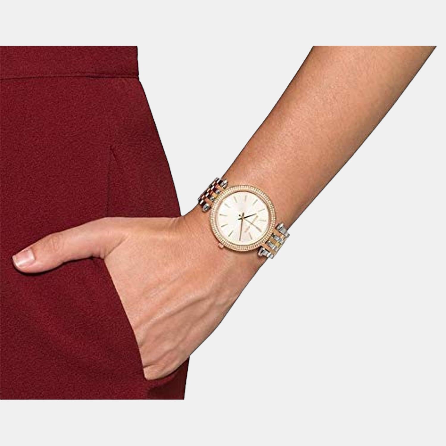 Michael Kors Darci Women Quartz Silver Dial Analog Stainless Steel Watch MK3203 - view 4