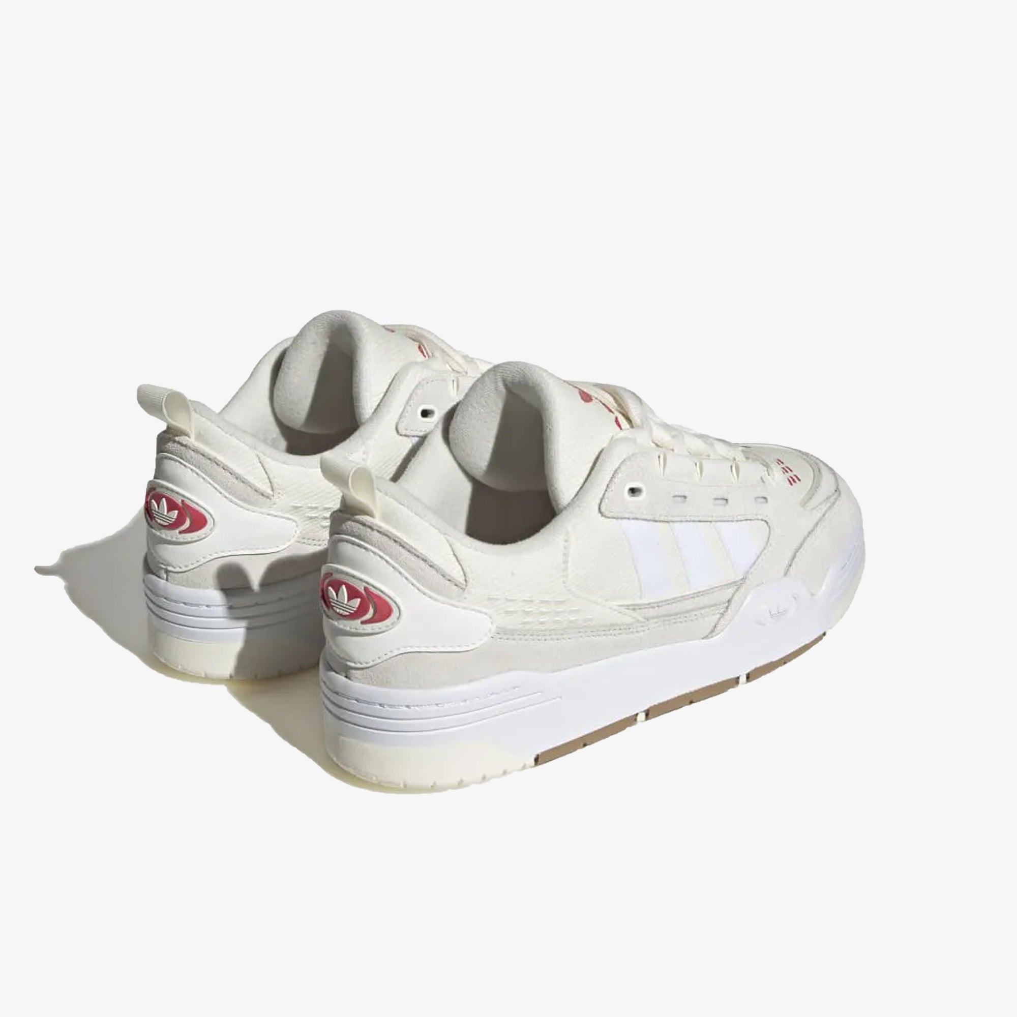 Adidas Originals | ADI2000 { CORE WHITE/FTWR WHITE/COLLEGIATE RED - view 2