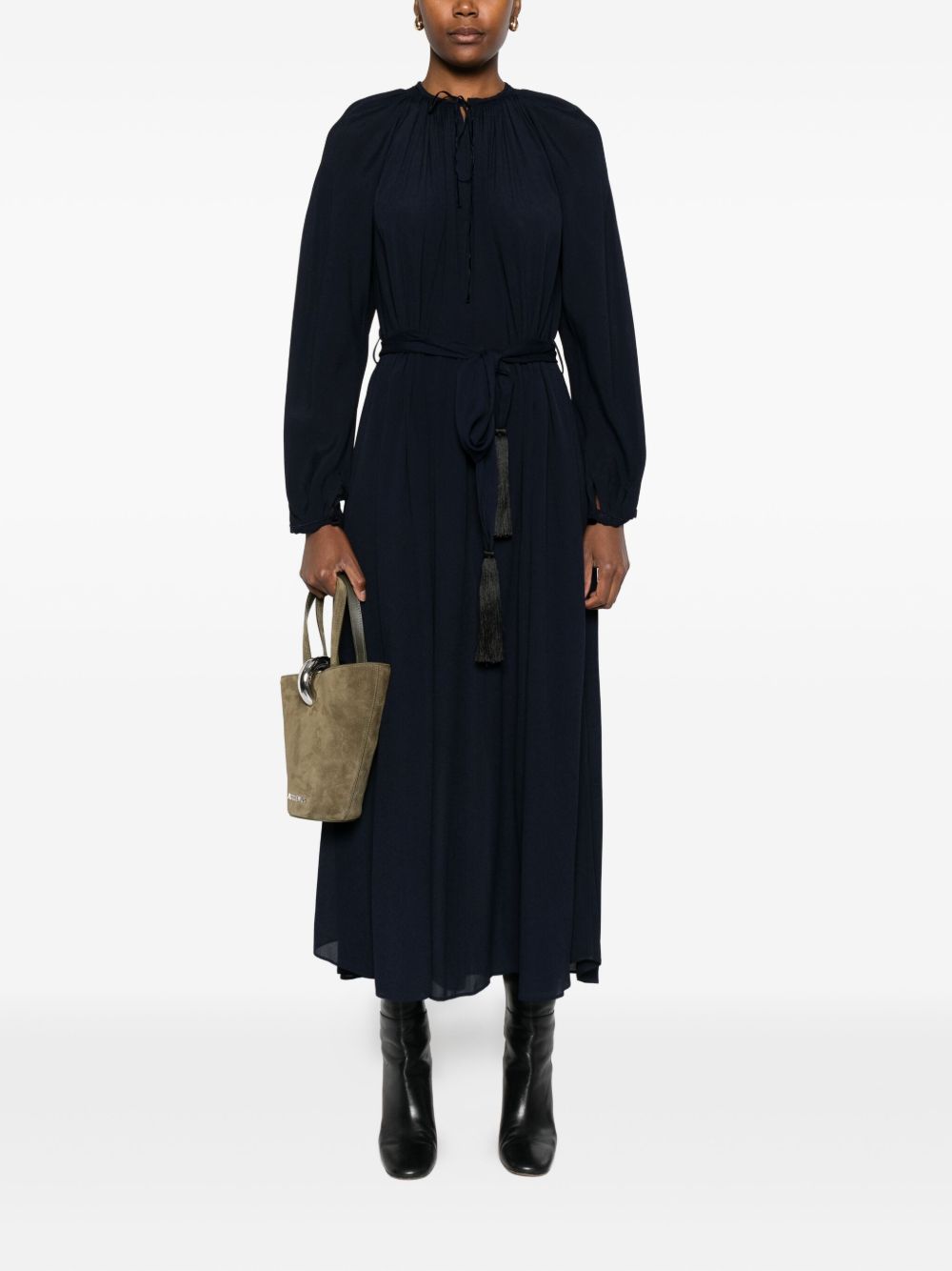 Forte Forte Crepe de chine long dress - view 2