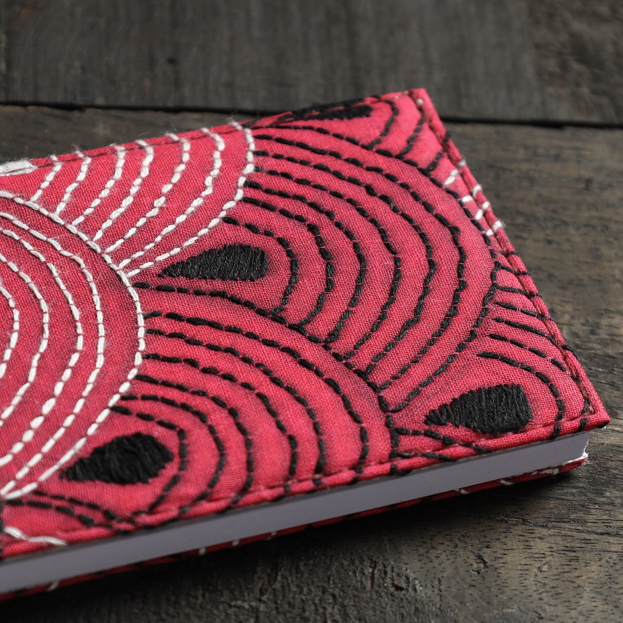 ASALKAAR Bengal Kantha Work Handcrafted Notepad (4 x 3 in) - view 2