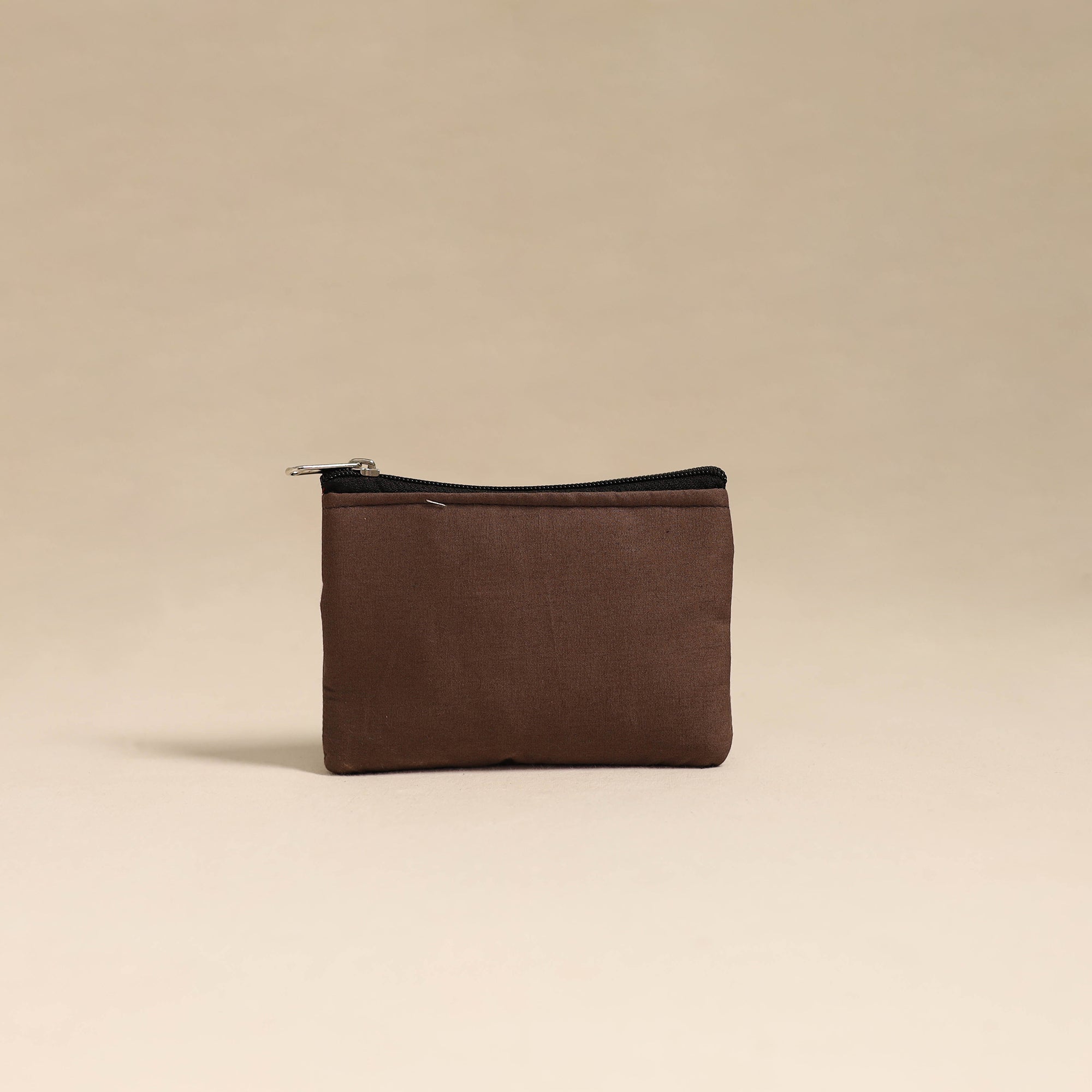 NOORI BAZAR Brown - Handmade Quilted Cotton Coin Pouch 33