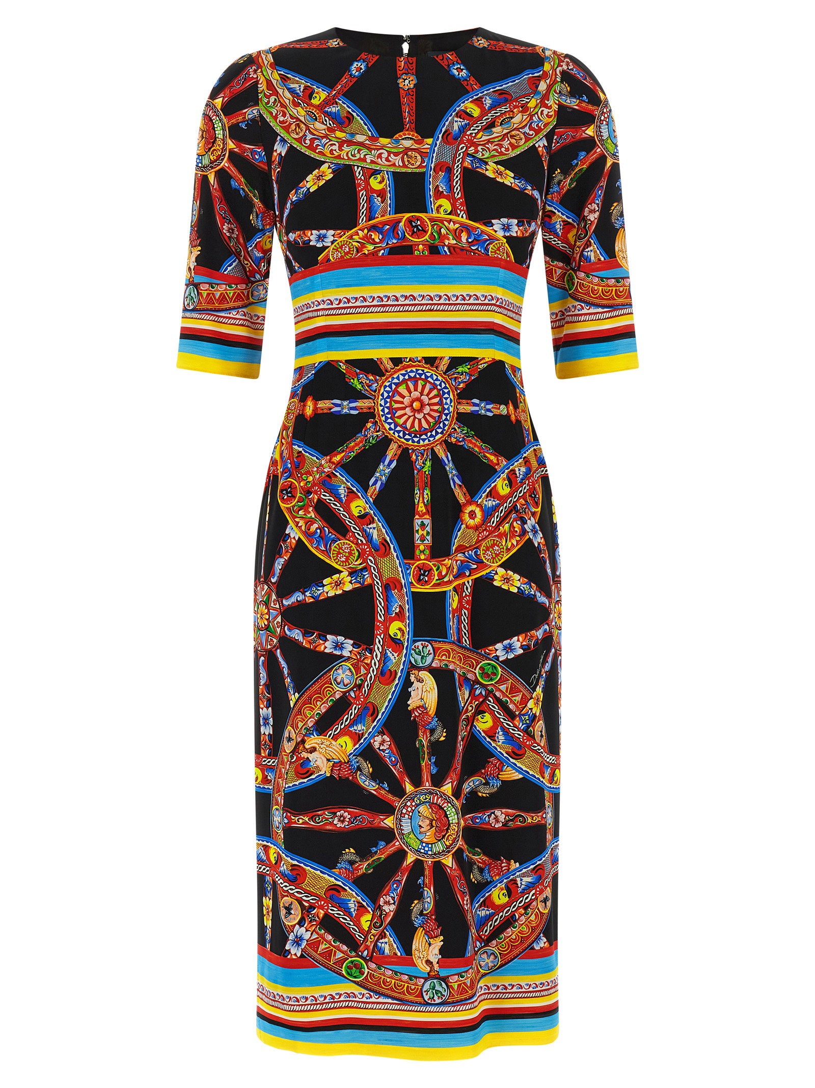 Dolce & Gabbana Carretto Dress – 92% silk, 8% elastane