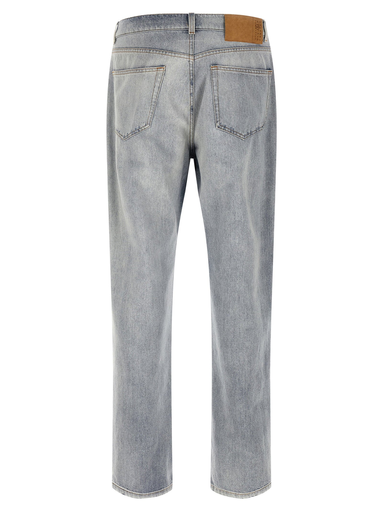 Mm6 Maison Margiela Used Effect Jeans – 100% cotton - view 2