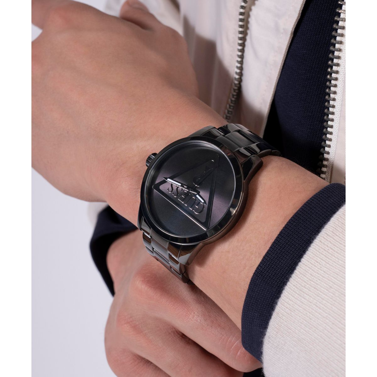 Guess Badge Men Quartz Black Dial Analog Stainless Steel Watch GW0782G2 - view 8