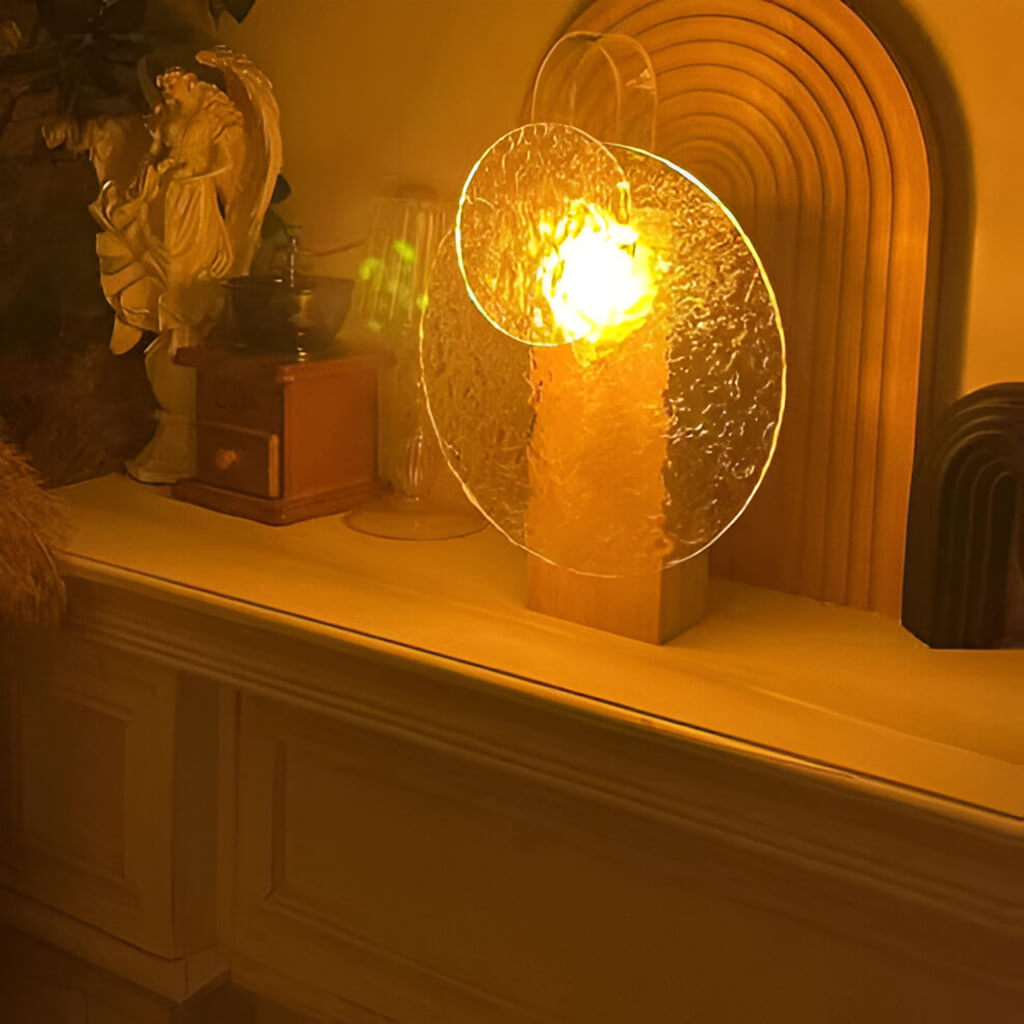 Coral Tree Rotating Ripple Lamp