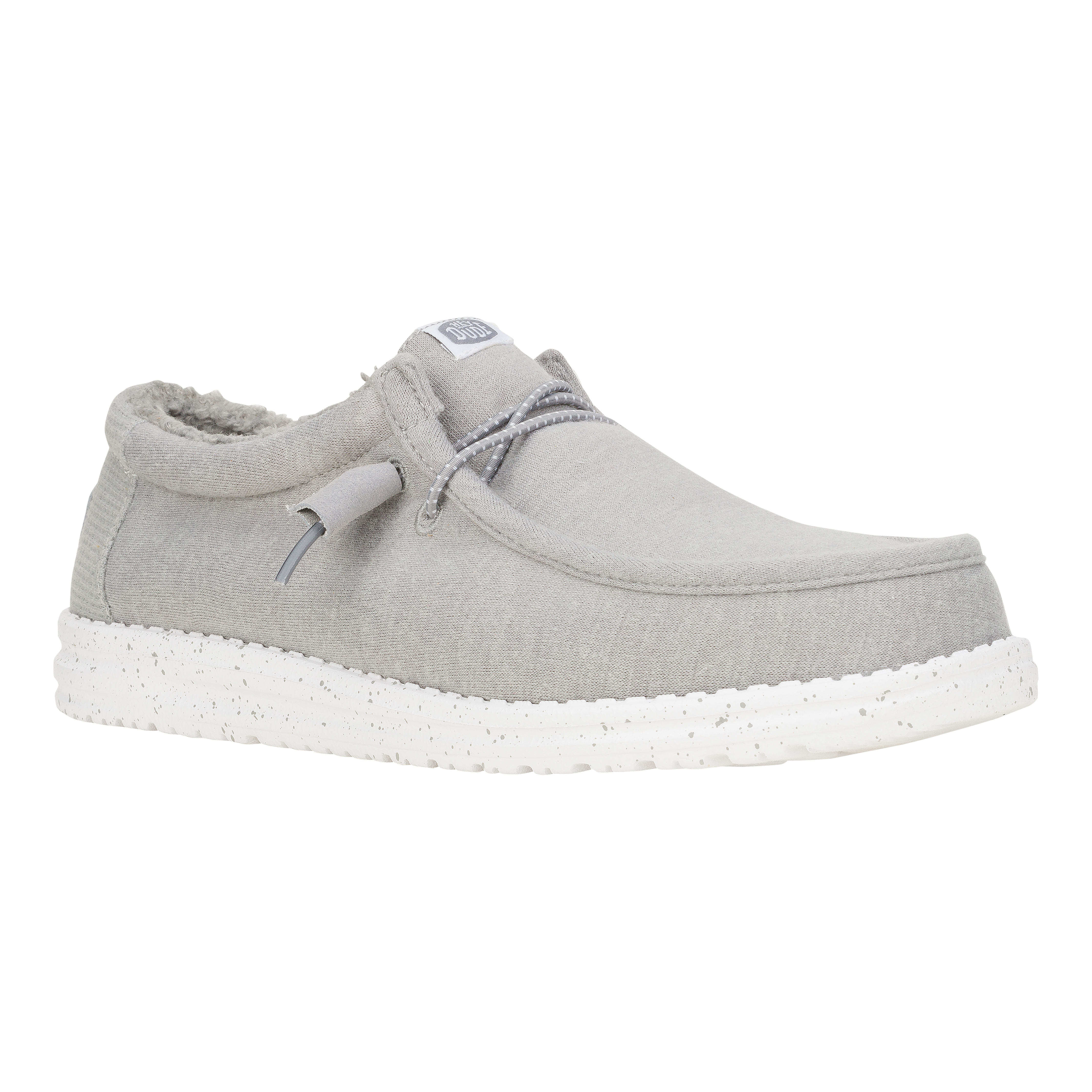 HEYDUDE shoes Wally Warmth Knit - Light Grey/White - view 7