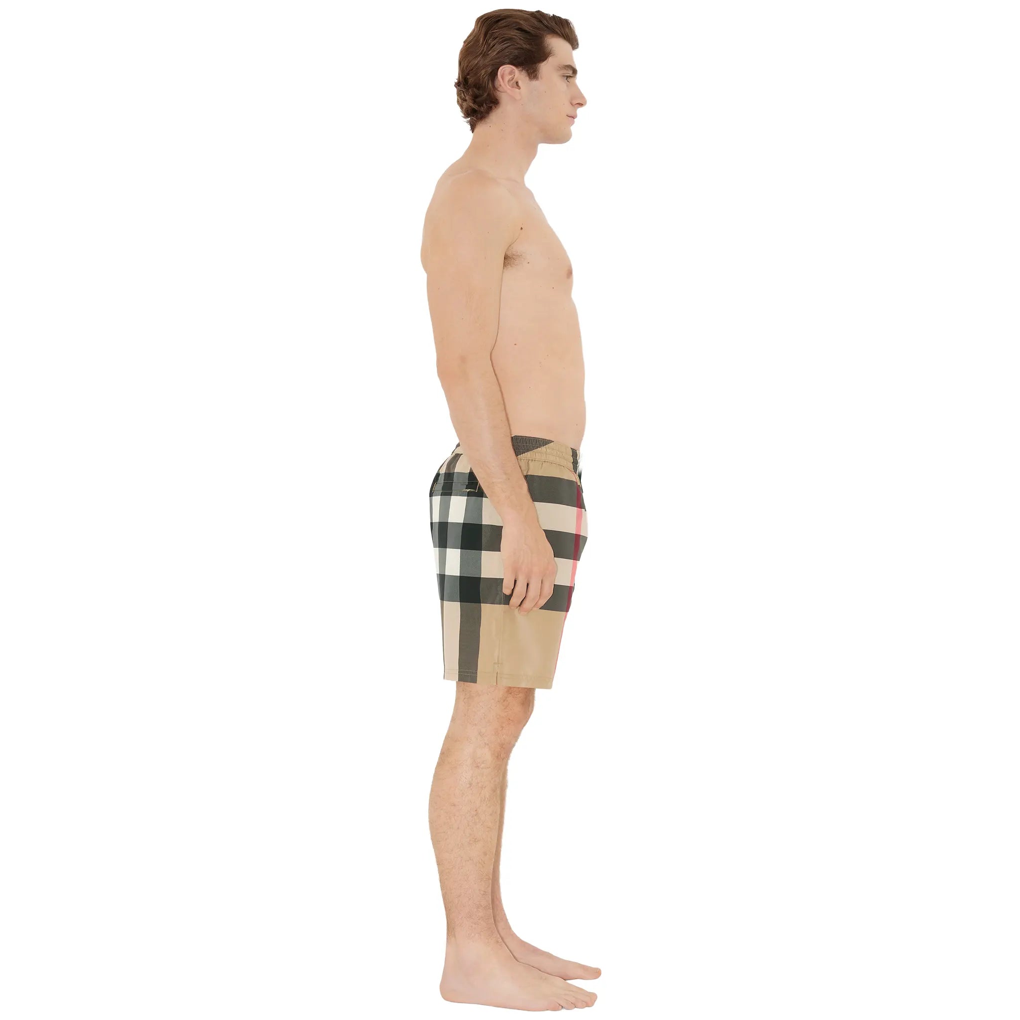 Preloved - Burberry Check Beige Swim Shorts - view 4