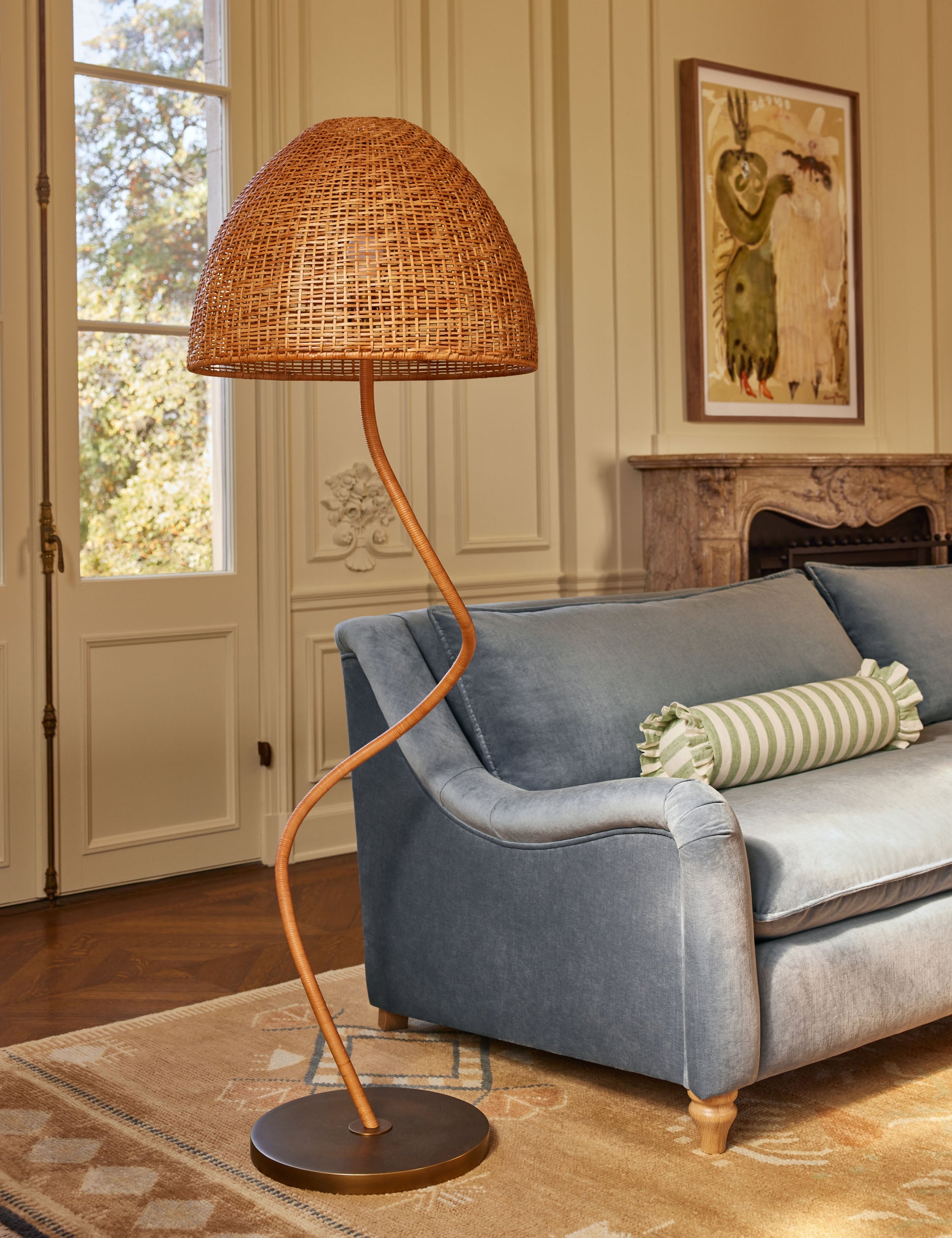 Lulu and Georgia Senara Floor Lamp – Natural - view 2