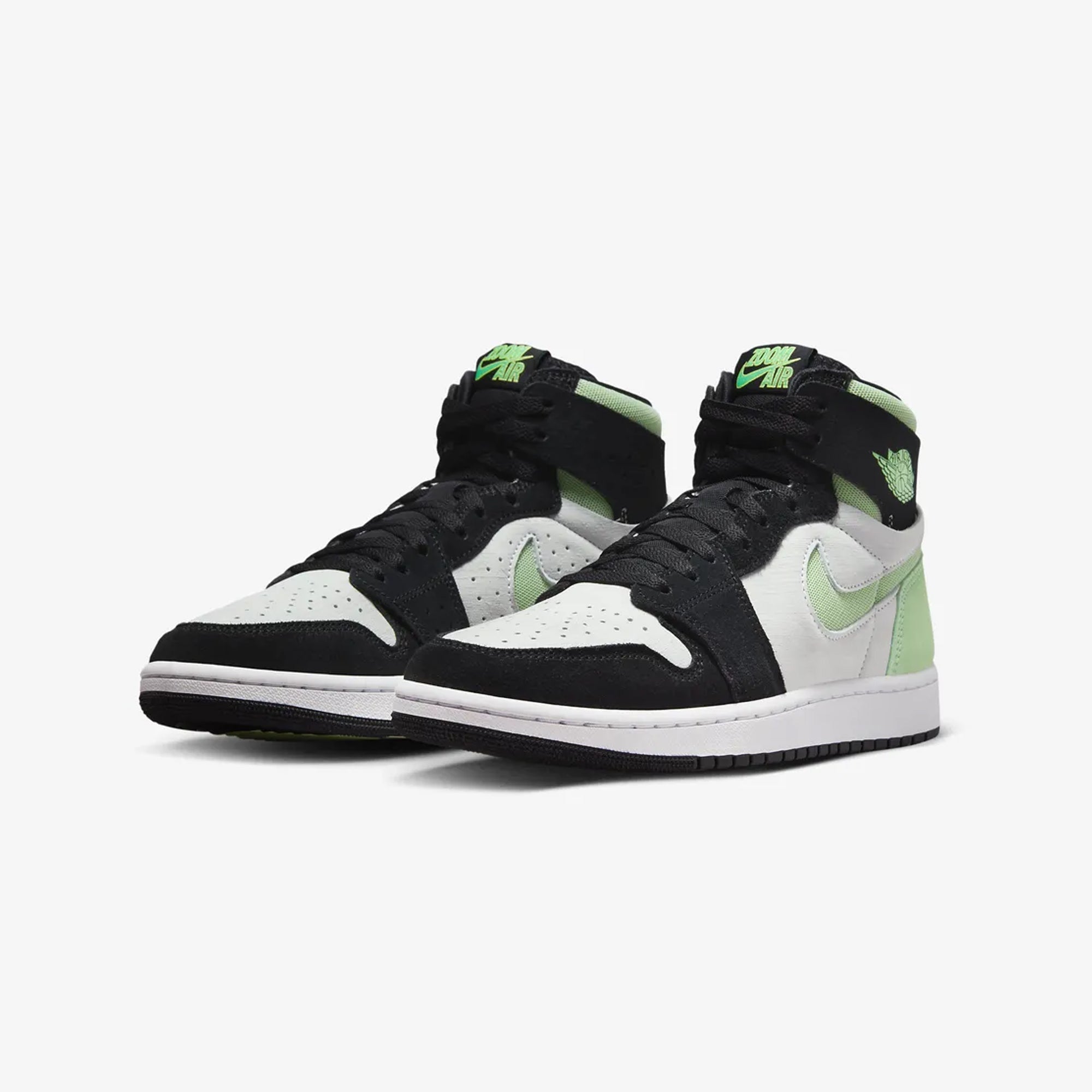 Jordan | AIR JORDAN 1 ZOOM CMFT 2 { WHITE/BLACK/HONEYDEW/GREEN
