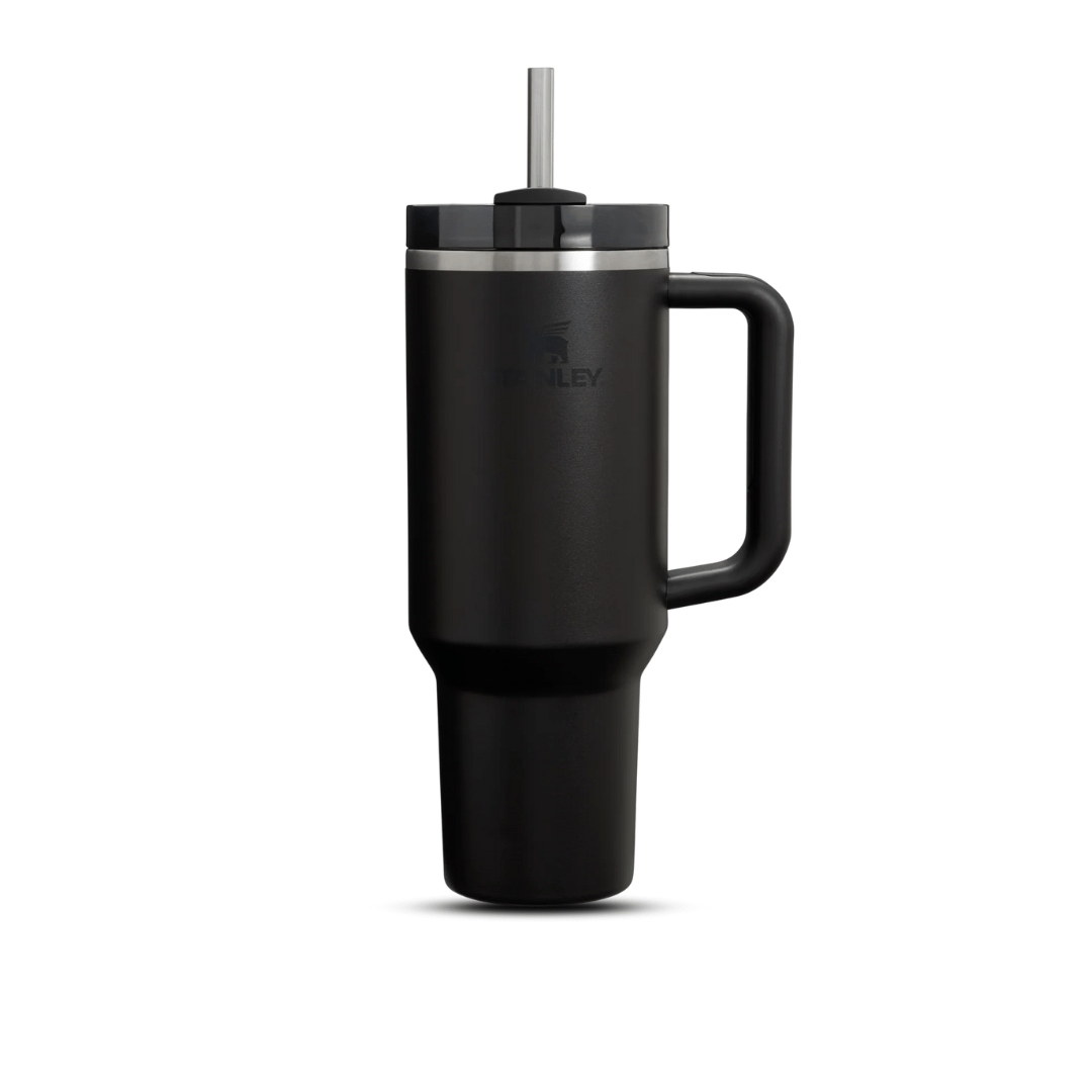 HYPE ELIXIR Stanley Quencher H2.0 FlowState™ Tumbler | 40 OZ Black 2.0
