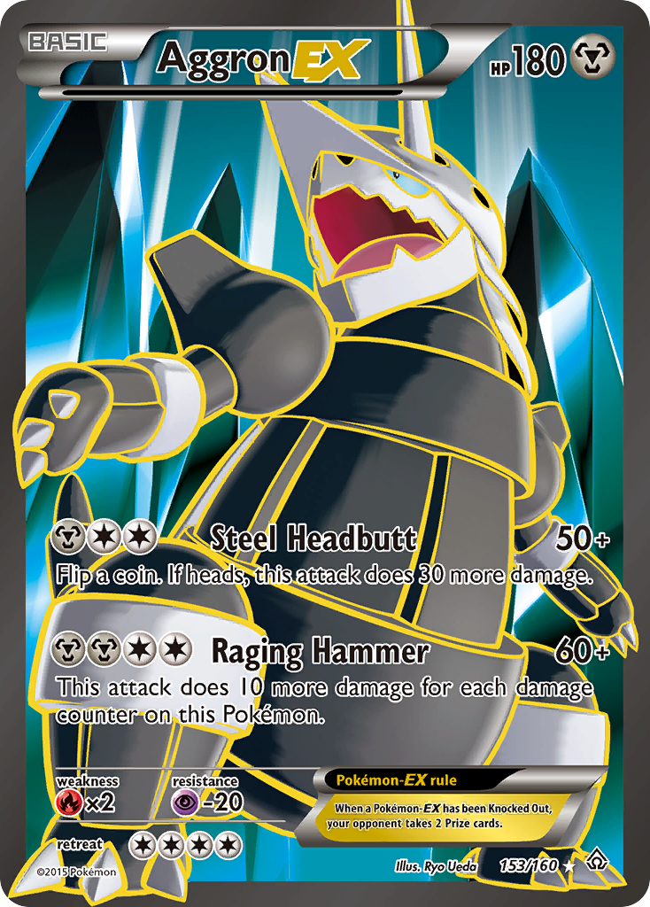 Rare ultra xy5-153 – Pokémon Aggron-EX - 153/160 - Rare Ultra [xy5-153] [Ultra] - Aggron-EX - 153/160 - Rare Ultra