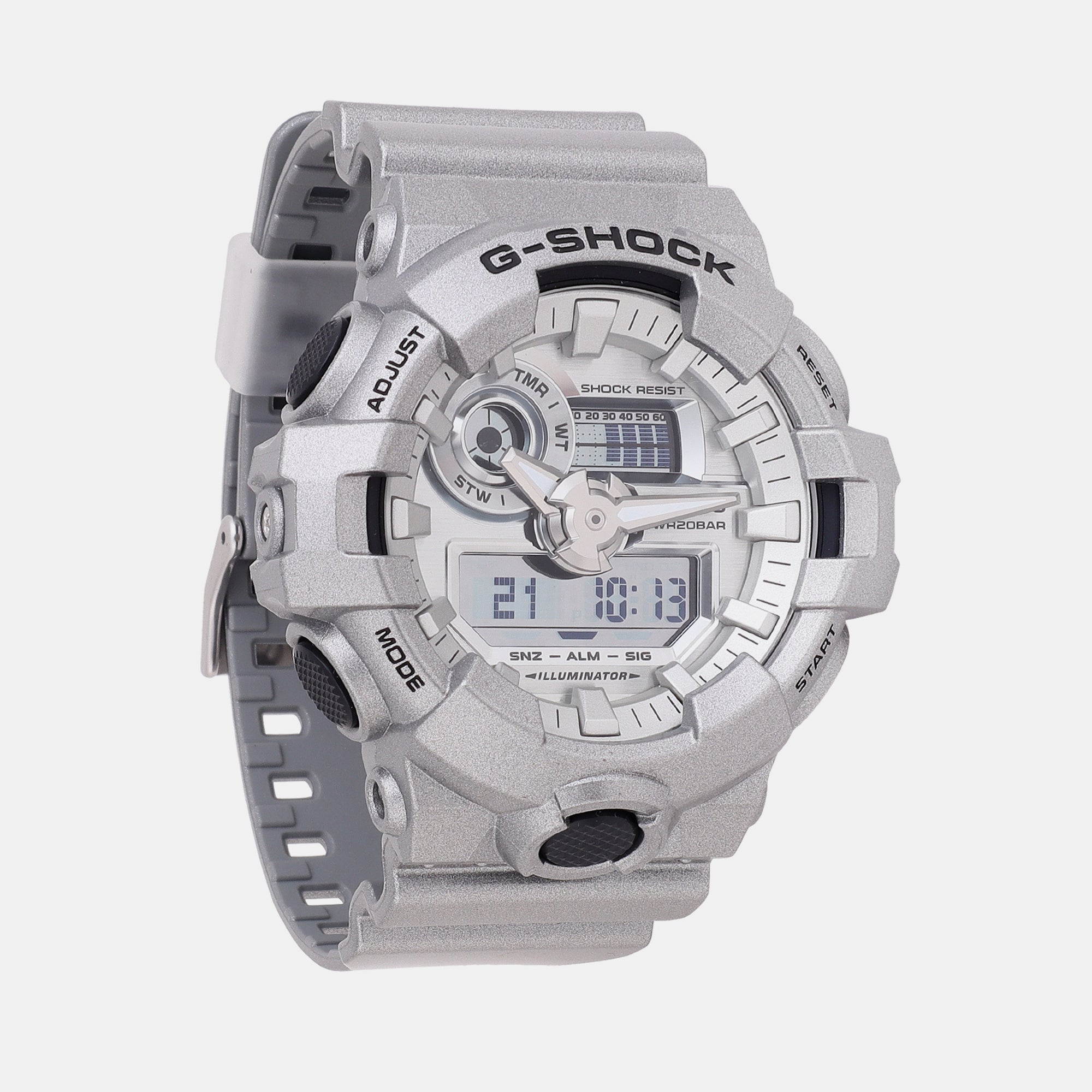 Casio G-Shock Men Quartz Grey Dial Analog-Digital Resin Watch G1415 - view 3