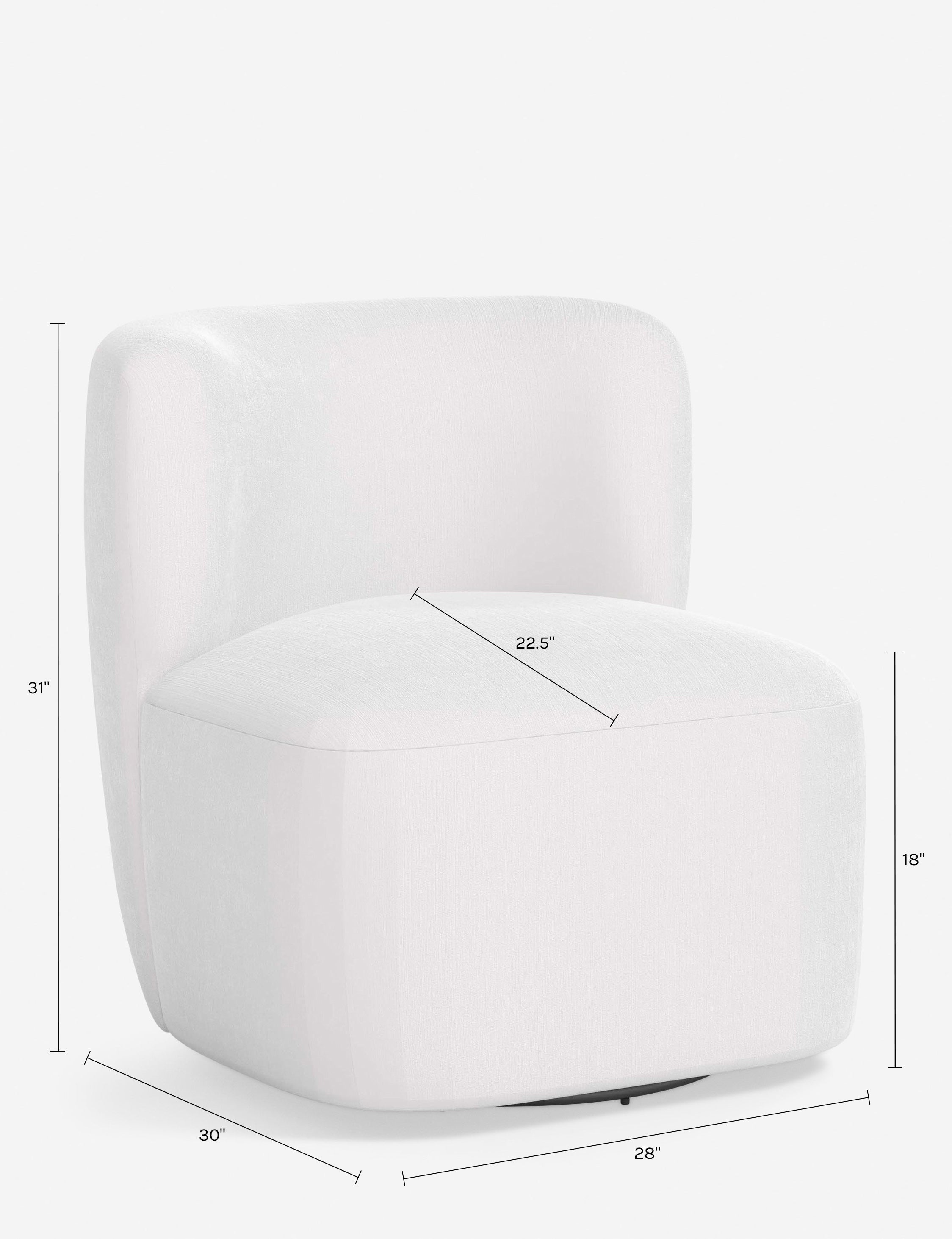 Lulu and Georgia Lois Swivel Chair - view 196