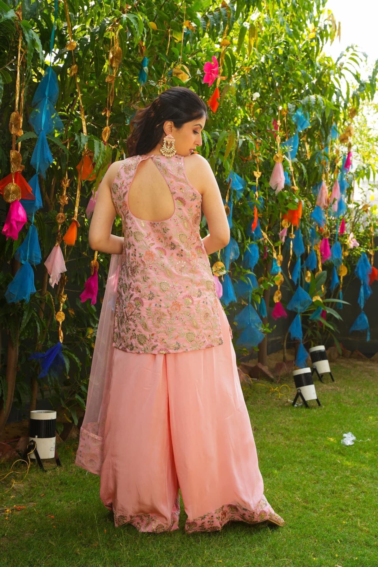 Idaho-o Remi embroidered short kurta set - view 3