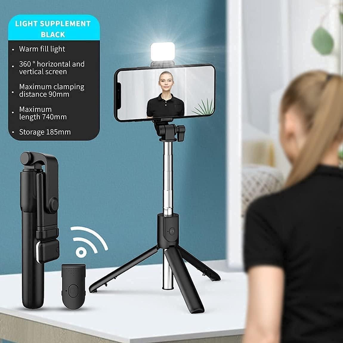 Fab Alchemy All-in-One Wireless Bluetooth Selfie Stick Tripod - view 4