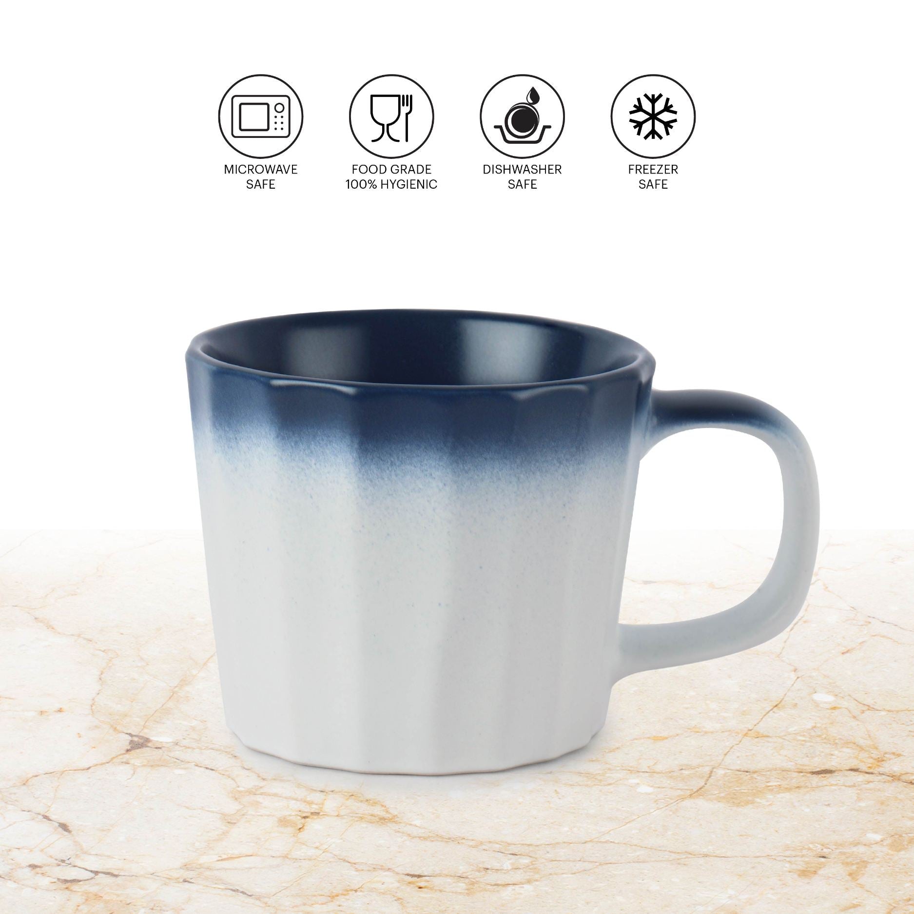 Cello Retro 6 Pieces Ceramic Mug - view 4