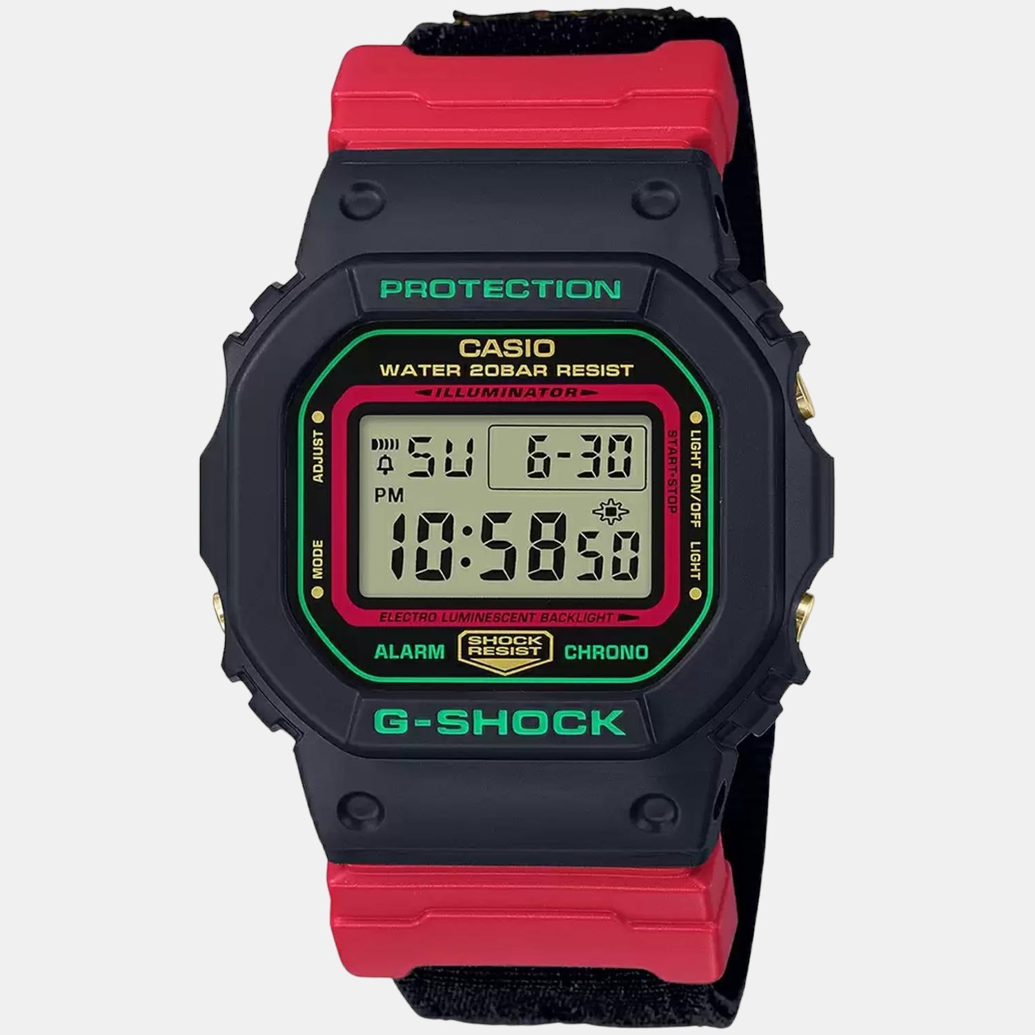 Casio G-Shock Men Quartz Black Dial Digital Resin Watch G1008 - view 2