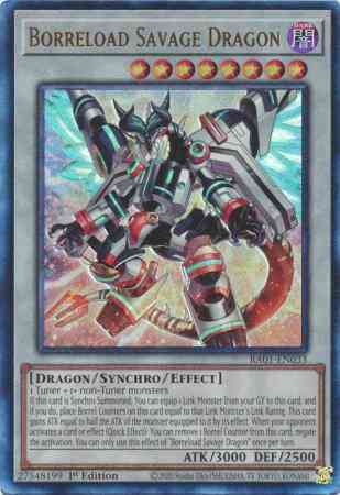 Yu-Gi-Oh! Borreload Savage Dragon - RA01-EN033 - Prismatic Ultimate Rare - 1st Edition