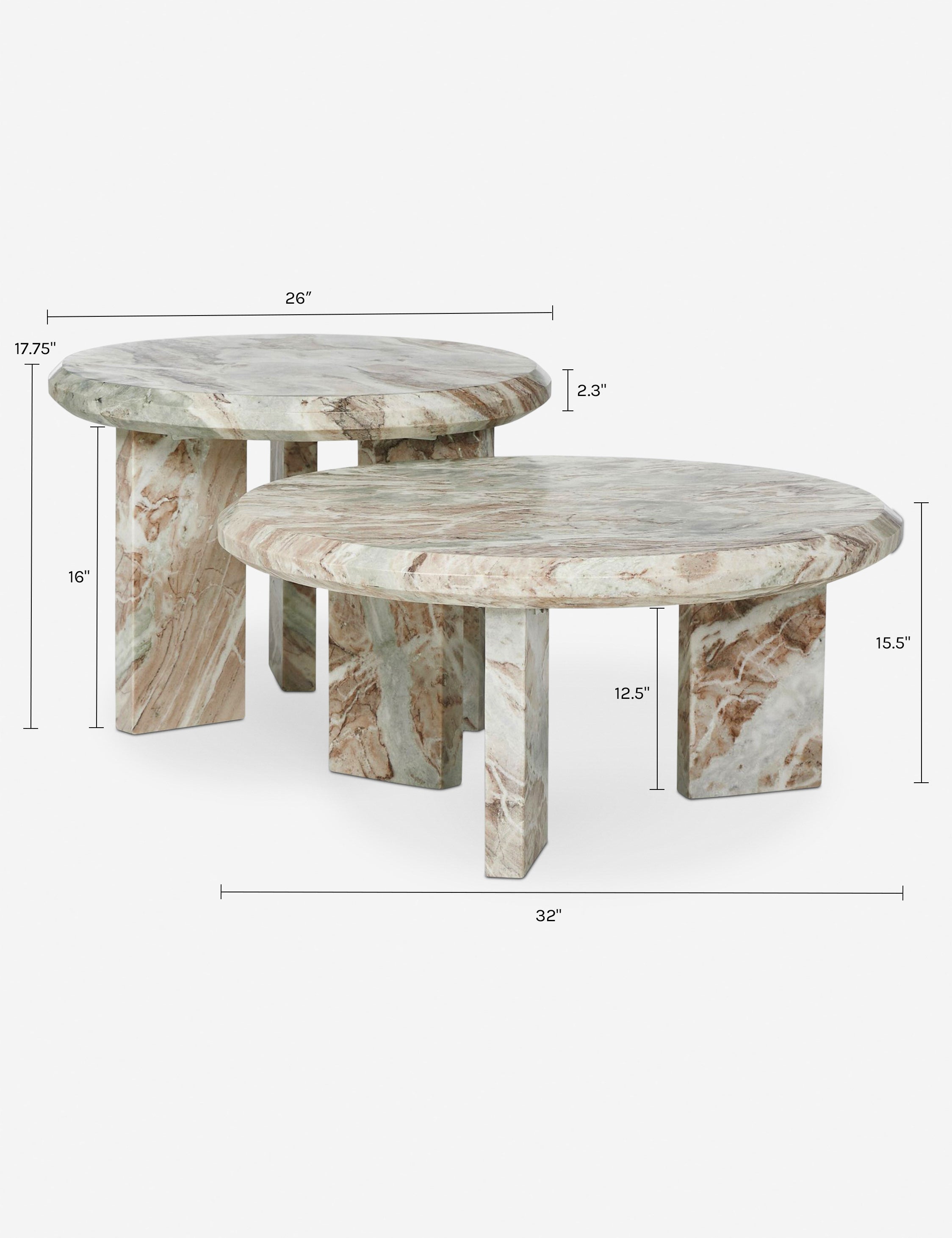 Lulu and Georgia Kapala Nesting Coffee Table (Set of 2) - view 3