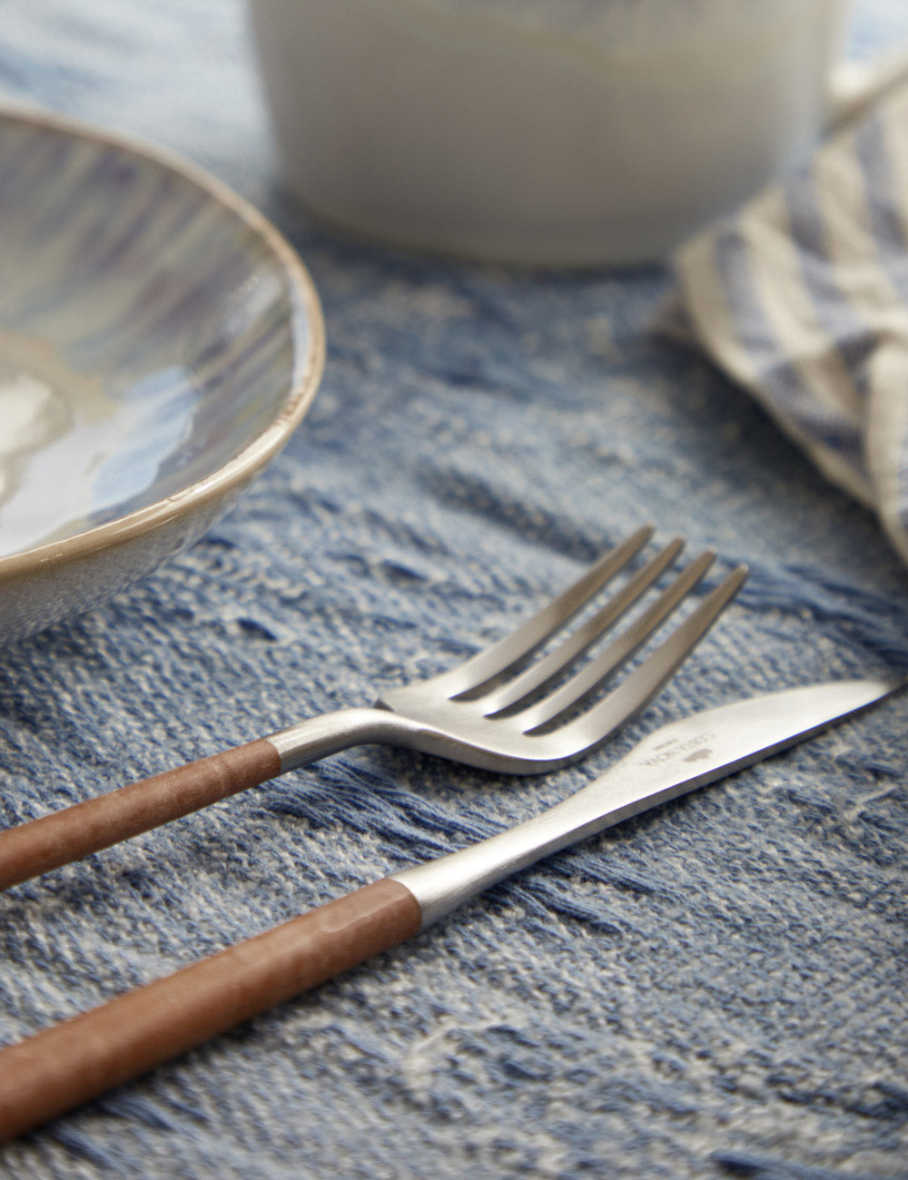 Lulu and Georgia Mito Flatware 5-Piece Set by Costa Nova - view 5