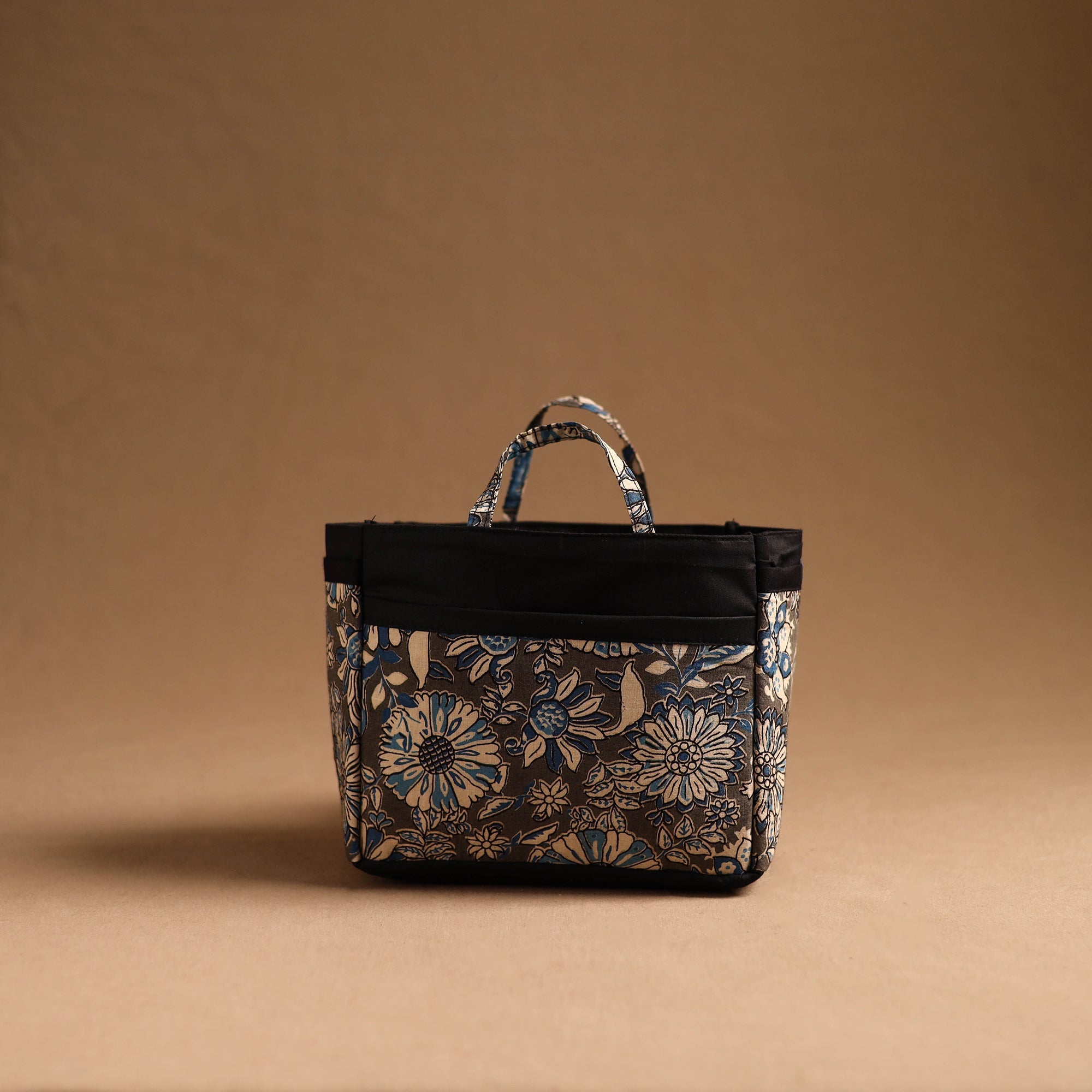 NOORI BAZAR Brown - Handmade Cotton Multipurpose Cosmetic/Toiletry Bag 03