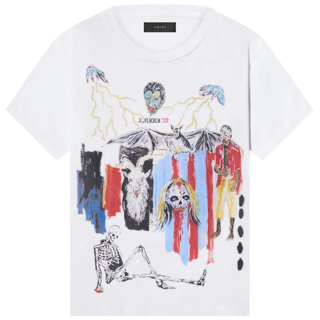 AMIRI Apparel AMIRI Blood 38 Tee White