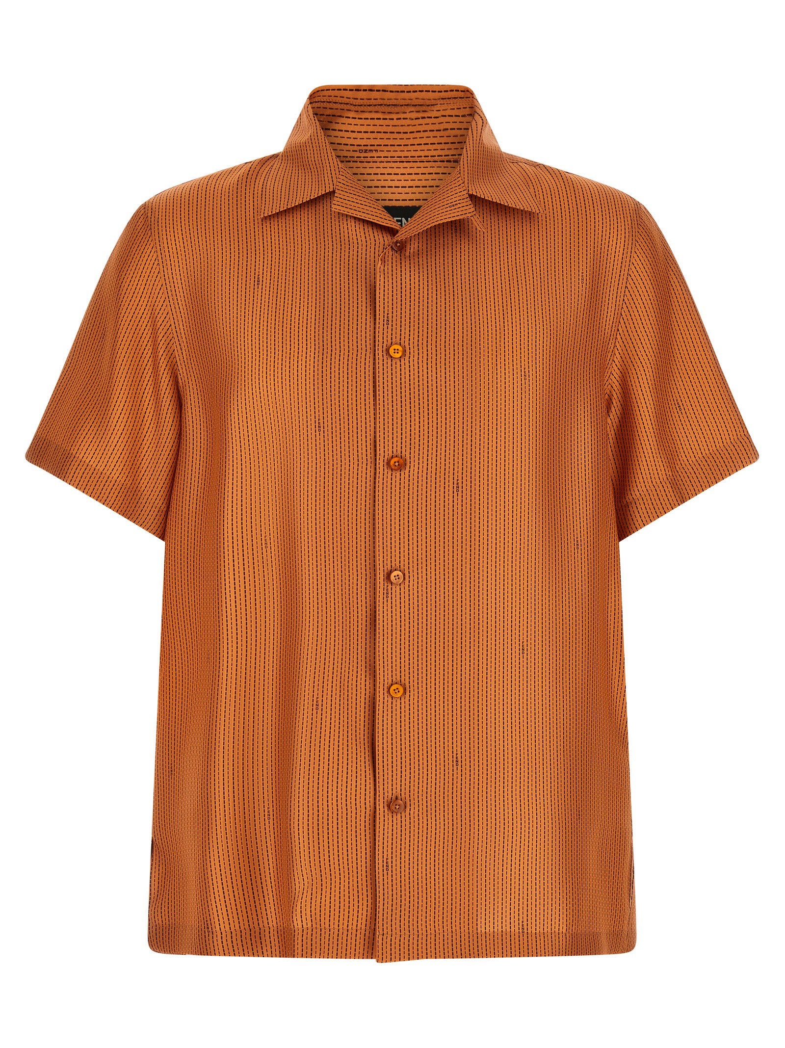 Fendi Selleria Stitching Silk Shirt – 100% silk