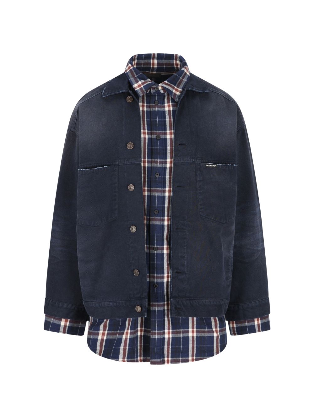 Balenciaga patched shirt jacket – Cotton 100%