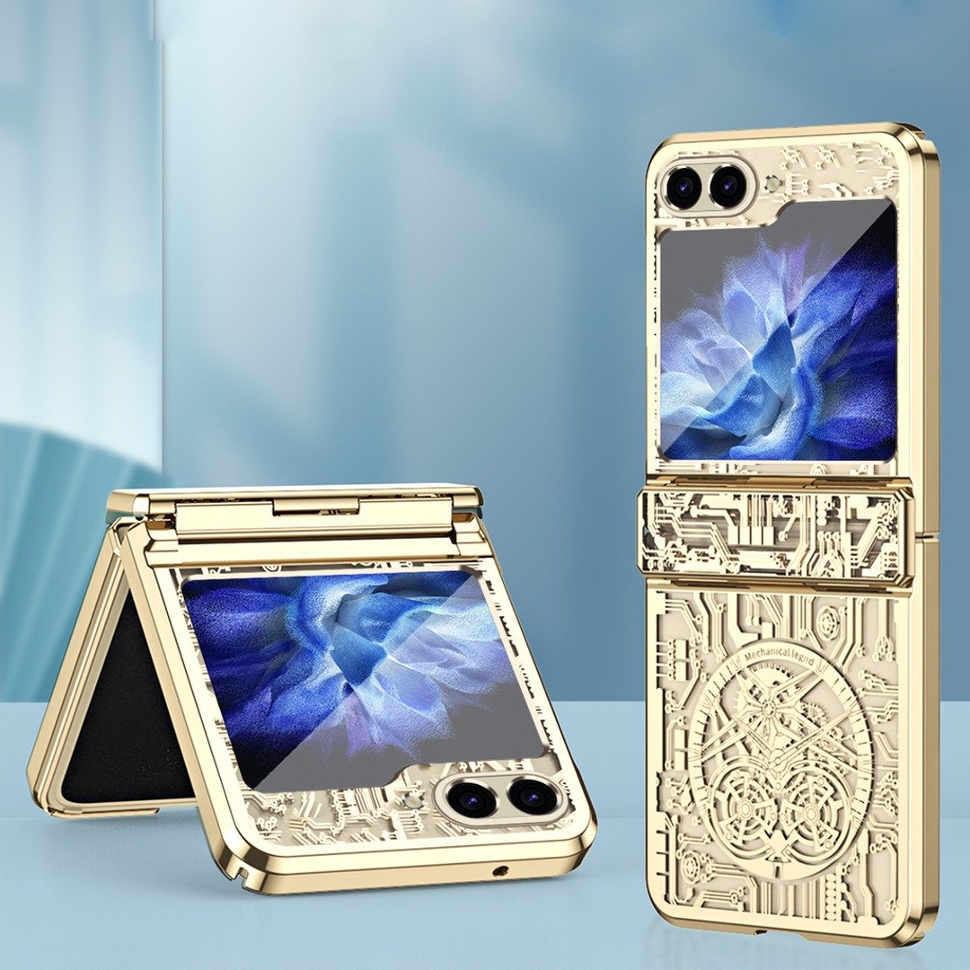 Samsung Galaxy Z Flip5 Mechanical Integrated Electroplating Case - view 3