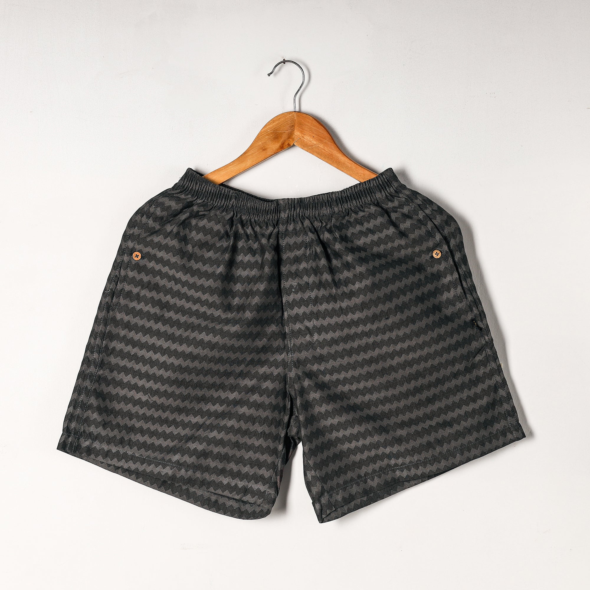 Unisex boxer shorts – ITOKRI CASUALS Black - Jacquard Weave Cotton Unisex Boxer/Shorts