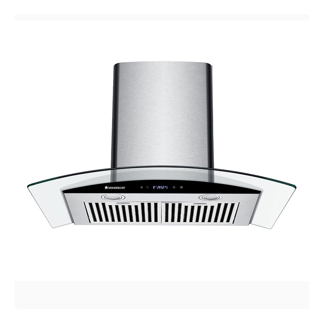 Wonderchef Napoli Curve Glass Chimney 60cm/1250m3/h - view 6