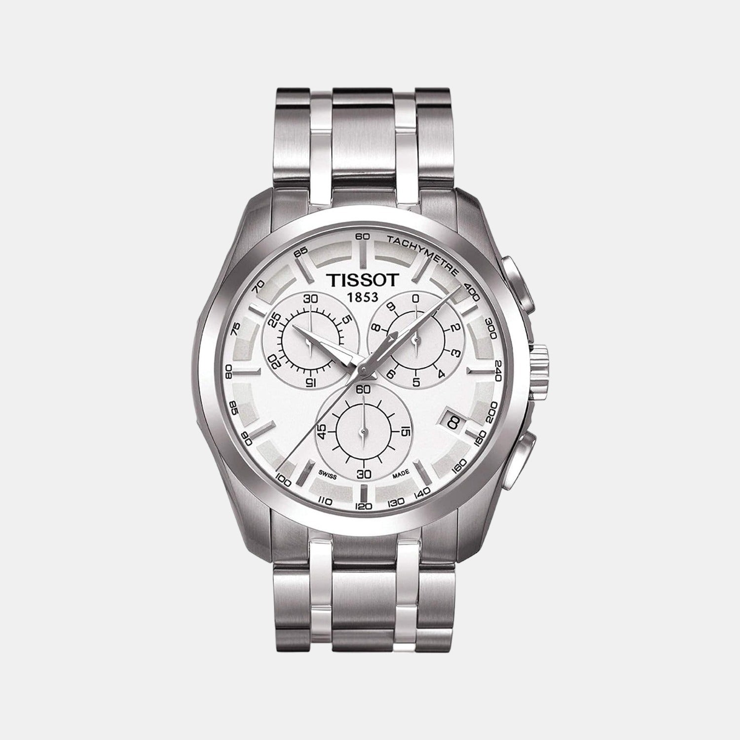 Tissot Couturier Men Chronograph Stainless Steel Watch T0356171103100